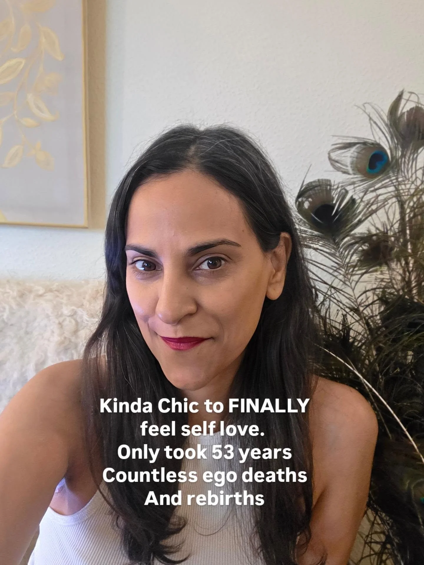 Couldn't resist the trend and a bit of sarcasm not to others but my own self. Lightening up ! Enlightened 🤣

I mean radical self love not just the fluff of surface of words. In a commercial world of affection. 
I mean real devotion to myself.

Im no