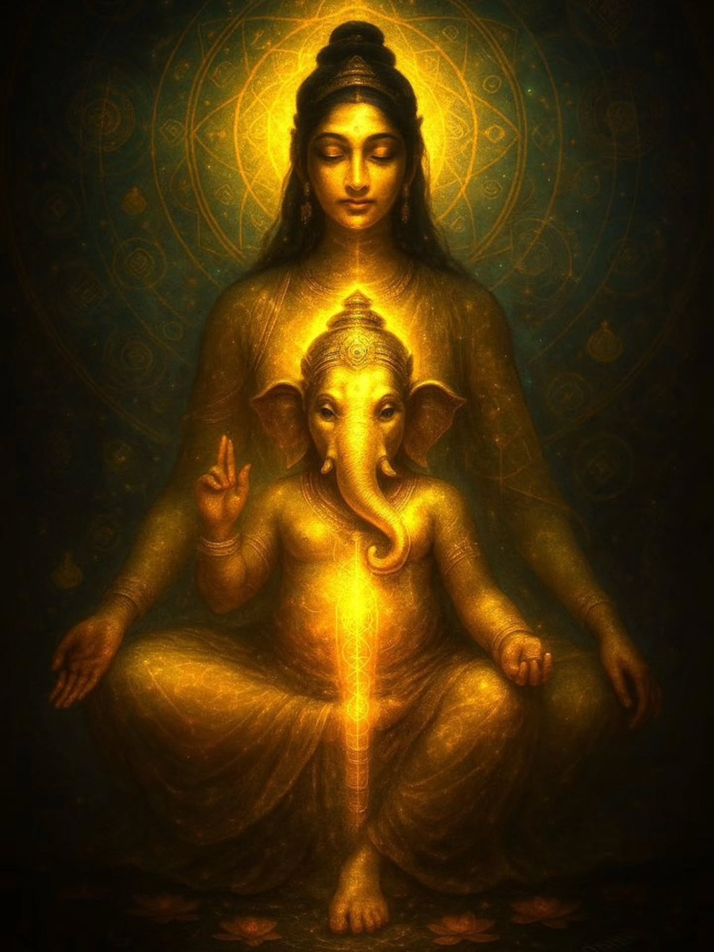 Ganesh Chaturthi blessings to you all..as he visits earth for these 10 days. So much is said about him.
Remover of obstacles...also puts them there so you can see. Super intelligence. Wisdom is his niche

Muladhara is his abode in our human chakras. 