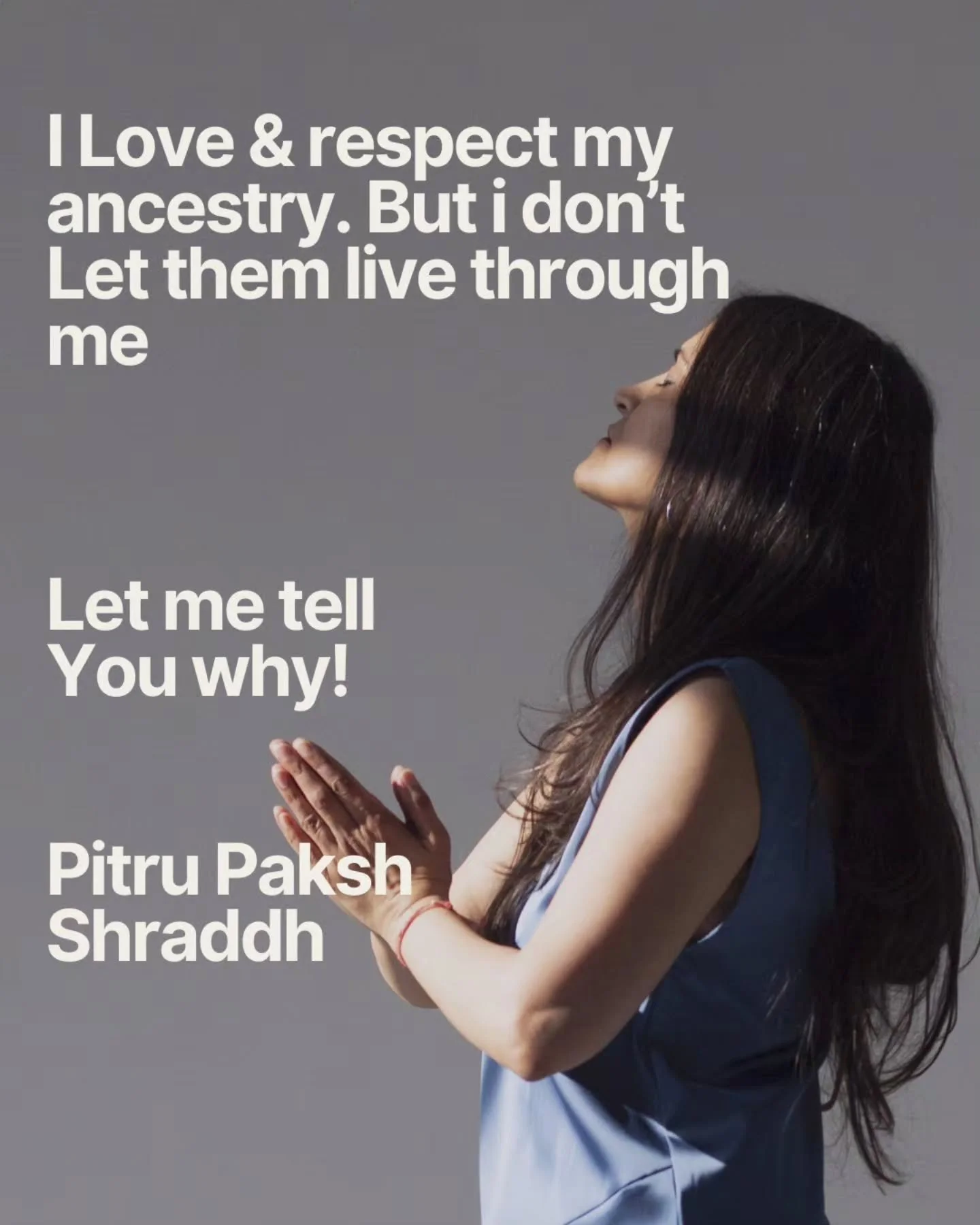 In the Vedic calender we are observing Pitru paksh or Shraddh these next two weeks.  We honour the continuation of bloodlines. The ego reborn. 

HOWEVER...
 
Im someone who experienced breast cancer and much pain most of my life. Till my kundalini aw