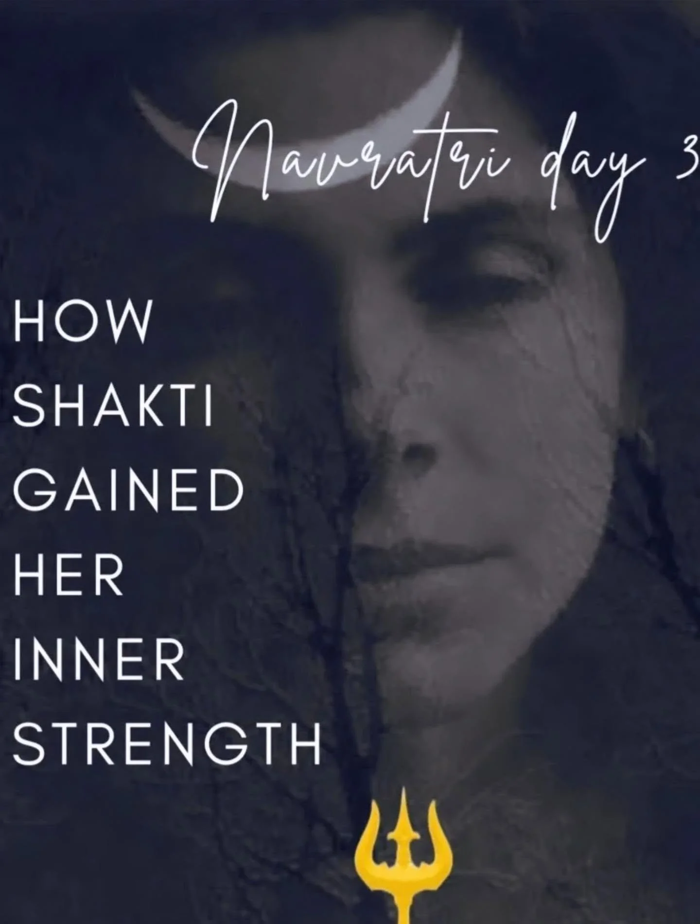 Navratri day 3

As mythology writes a battle of the demons and righteousness. Restoration of dharma. Purpose of creation in all her glory.  During this particular battle many obstacles arose . In her fear she asked her beloved Shiva for help. He did 