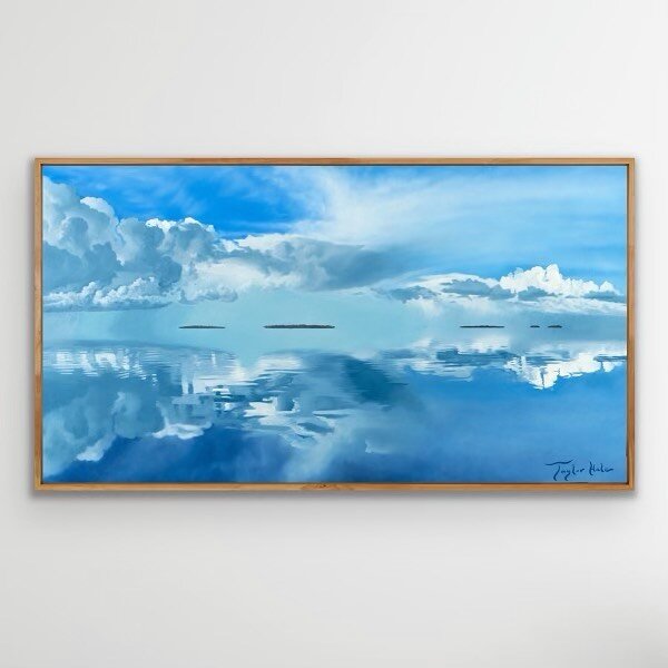 &ldquo;Lost Horizon&rdquo; &bull; oil on canvas &bull; 36x66

If you&rsquo;ve experienced a flat calm day on the water like this, you know how it feels when the horizon disappears into the sky.

On display (and for sale!) at @oceansothebysrealty Robe