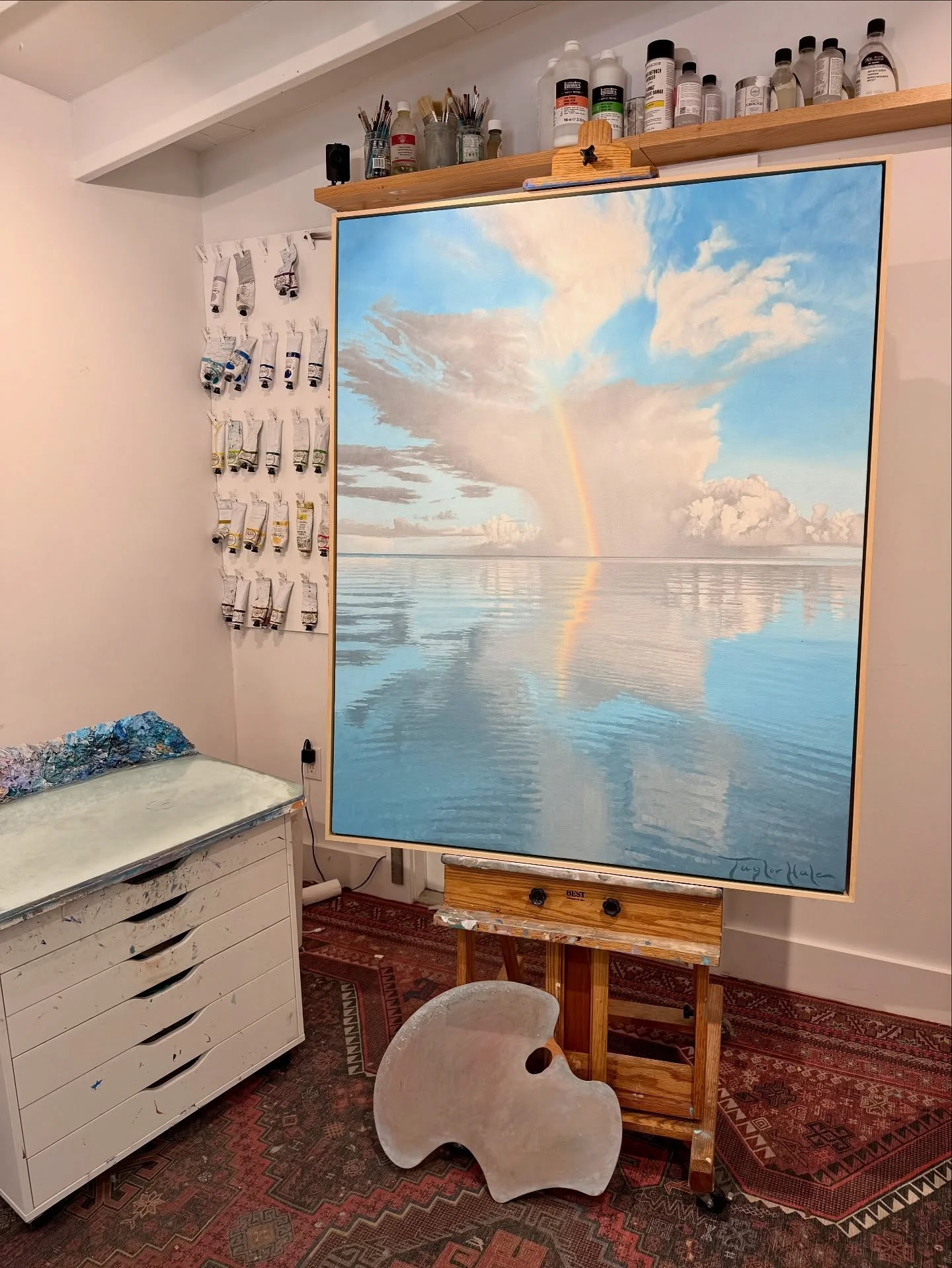 &ldquo;Hope Cloud&rdquo; 🌈

Scroll to see the original and the canvas giclee&mdash;which will be part of my Fall Print Release coming October 1st!

Whenever one of my daughters see a rainbow, it&rsquo;s just the most magical thing. They say our ange