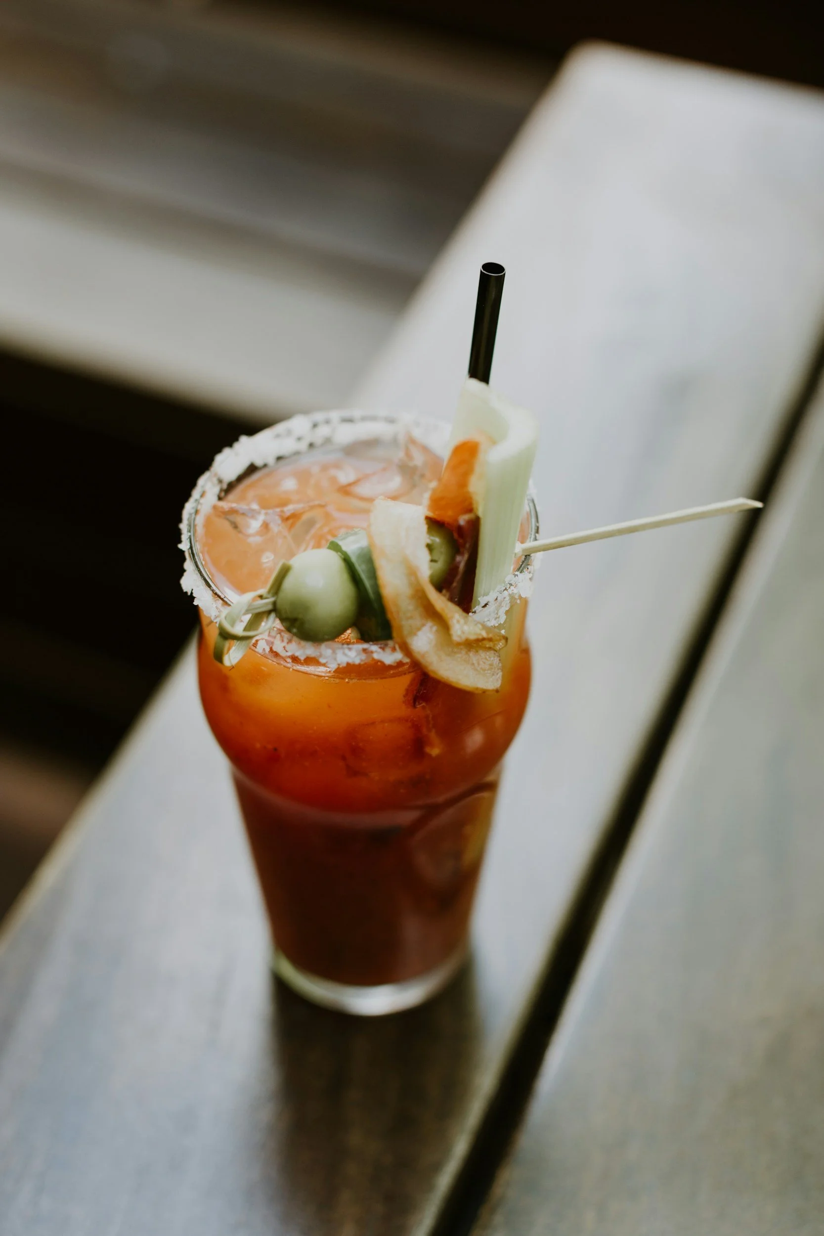 Loaded Bloody Marys and BLT's