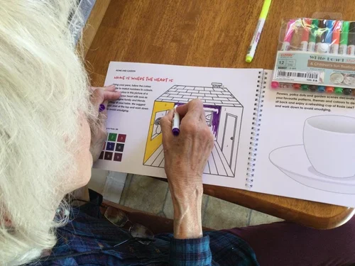 A booklet designed for people living with dementia in care homes or for ...