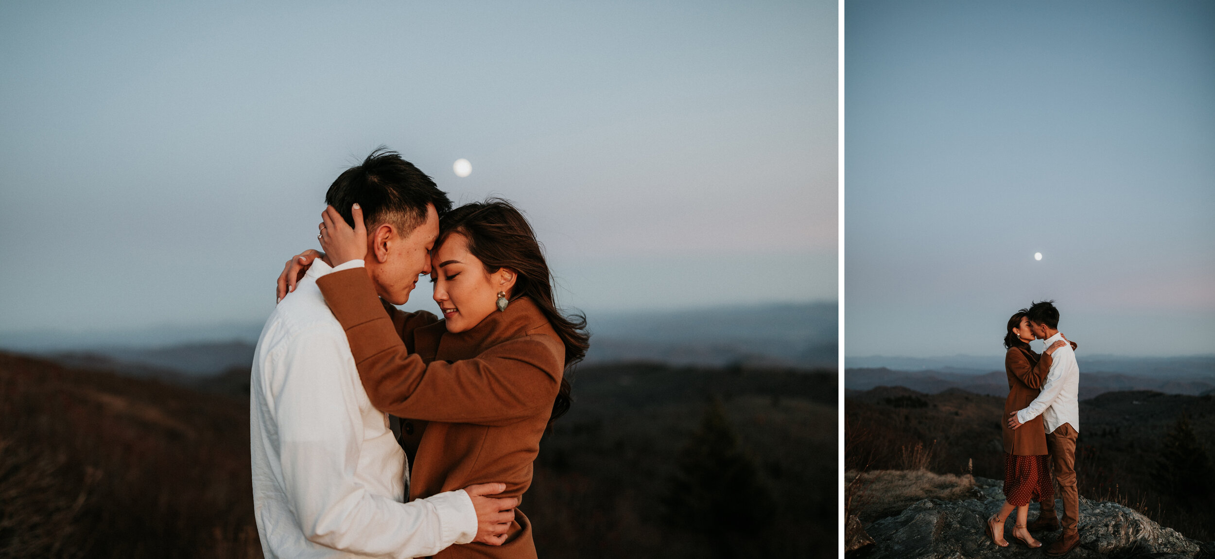 sunset moody engagment photoshoot session north carolina.jpg