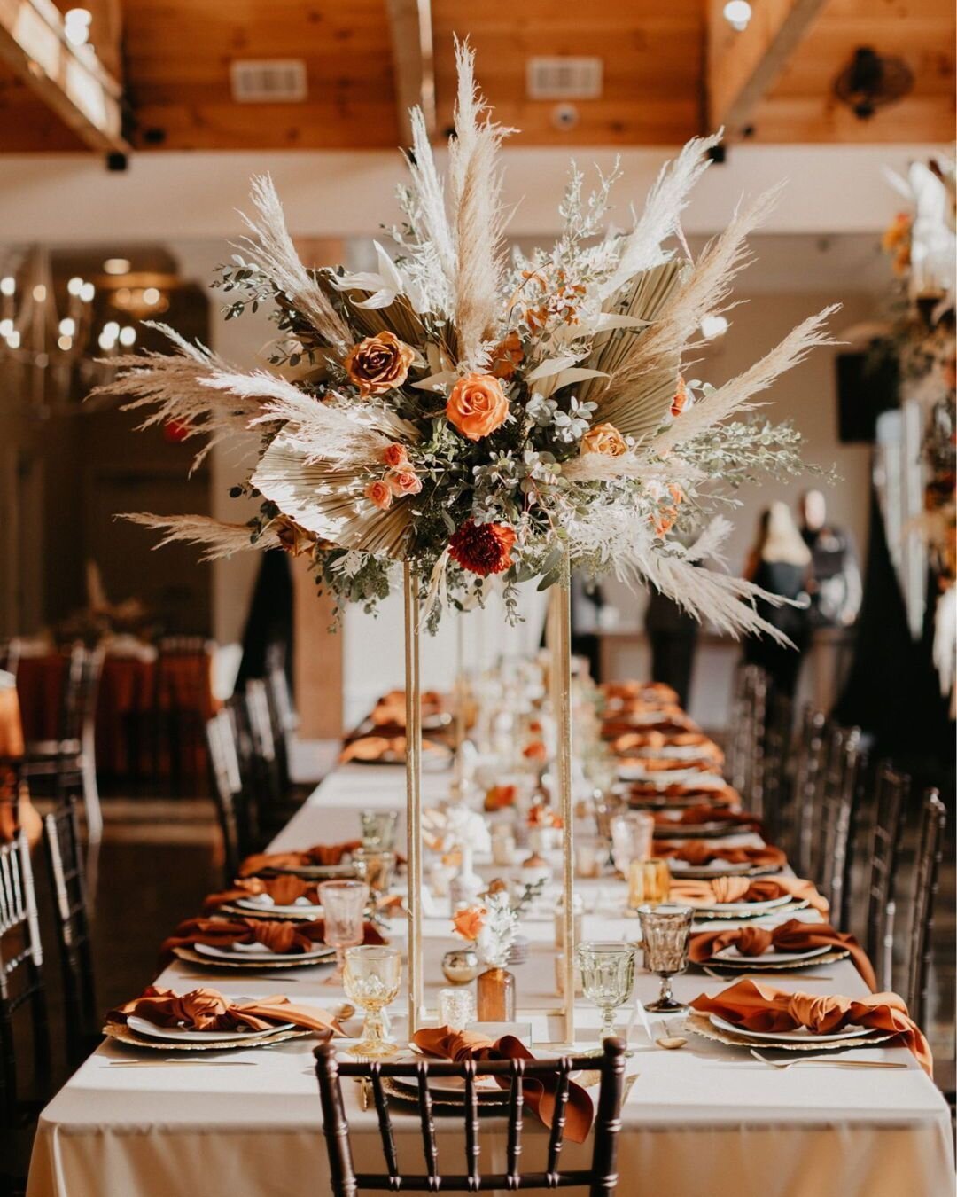Love this boho vibe center piece! All the decorations were amazing &lt;3