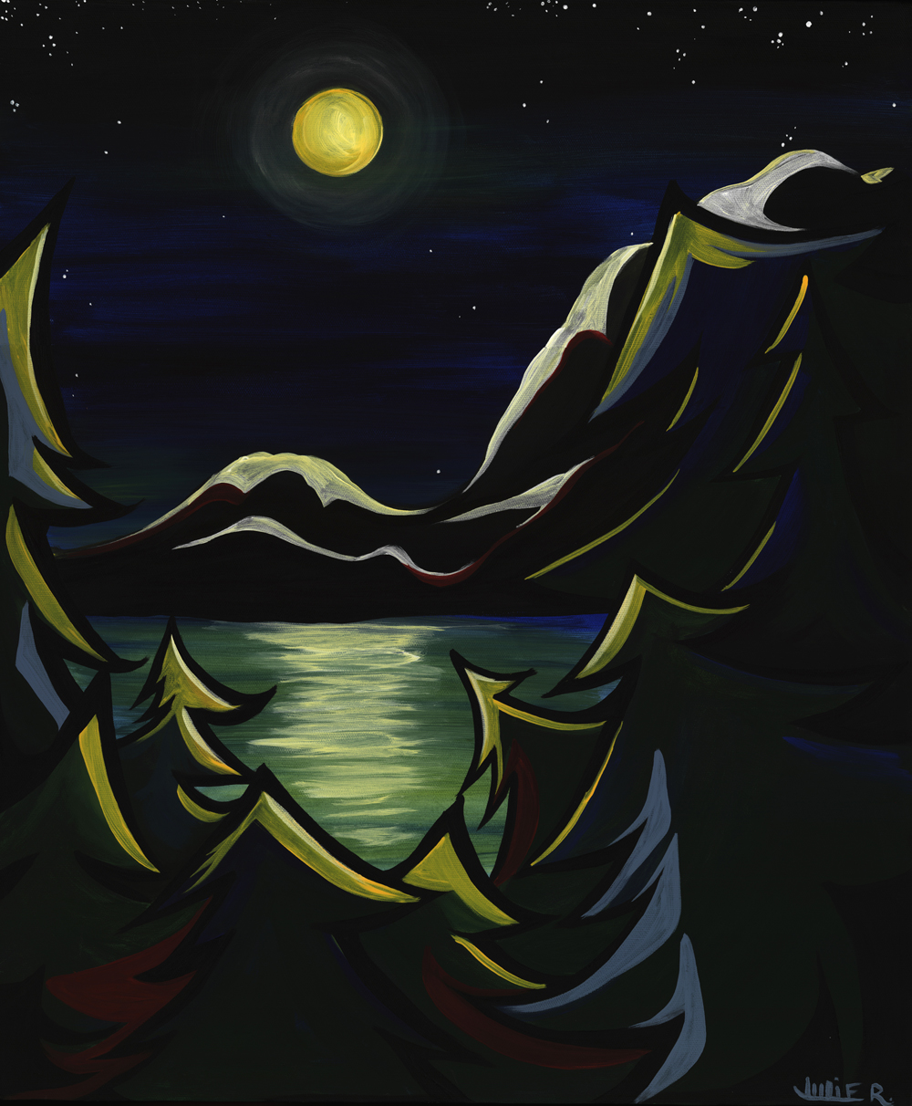 Full Moon Reflection