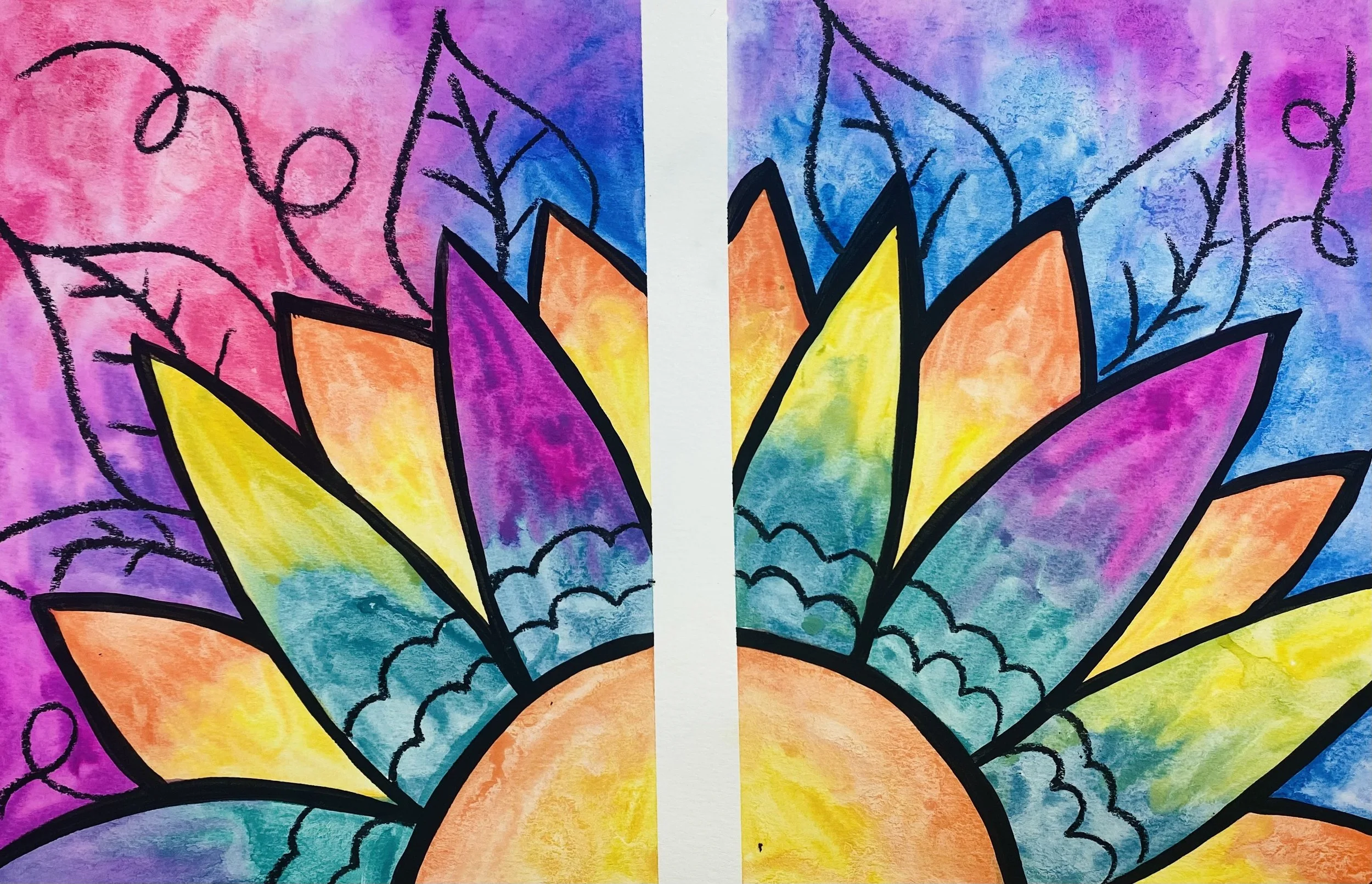 Rainbow Flower Project