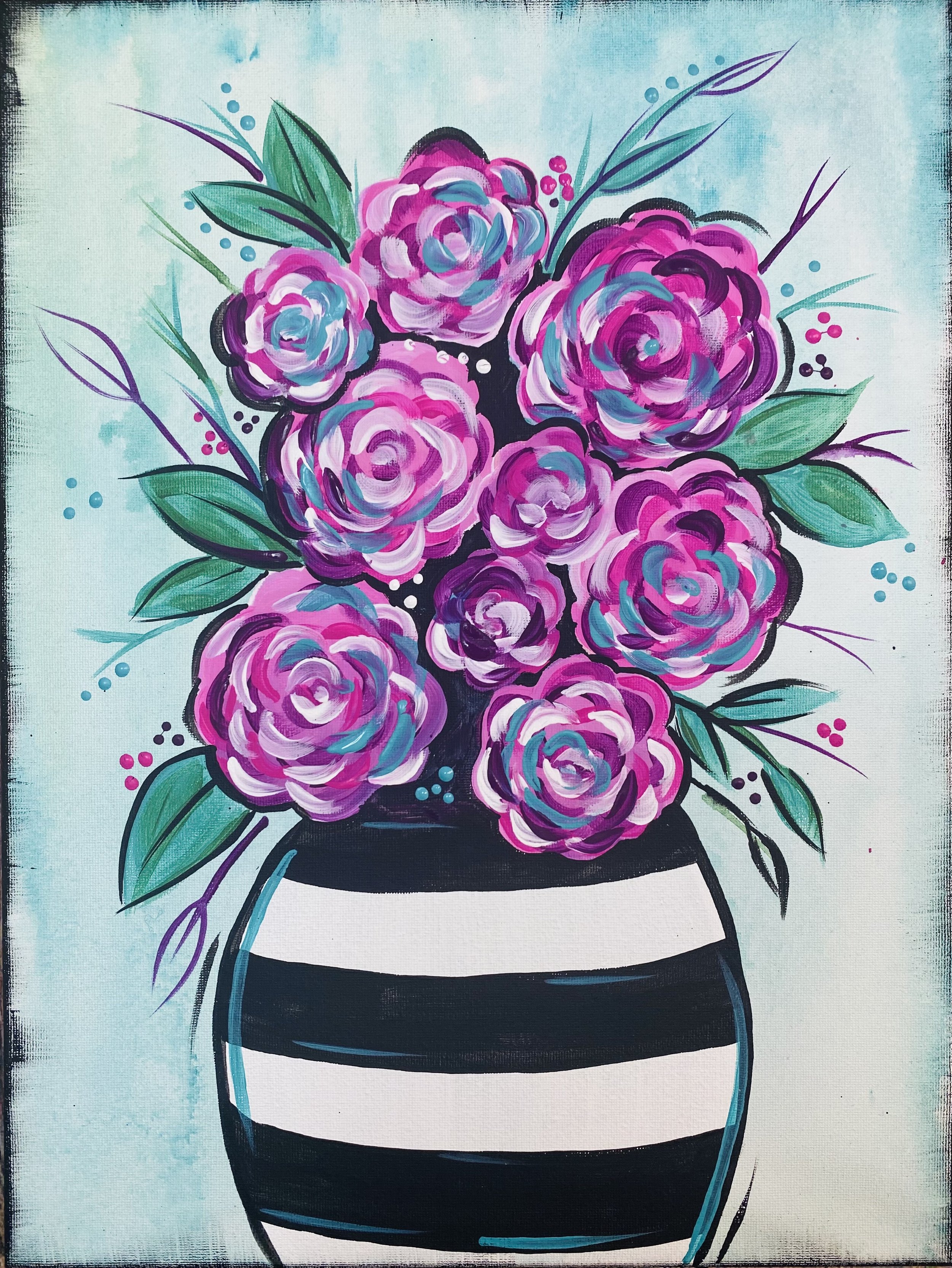 Vase O' Roses