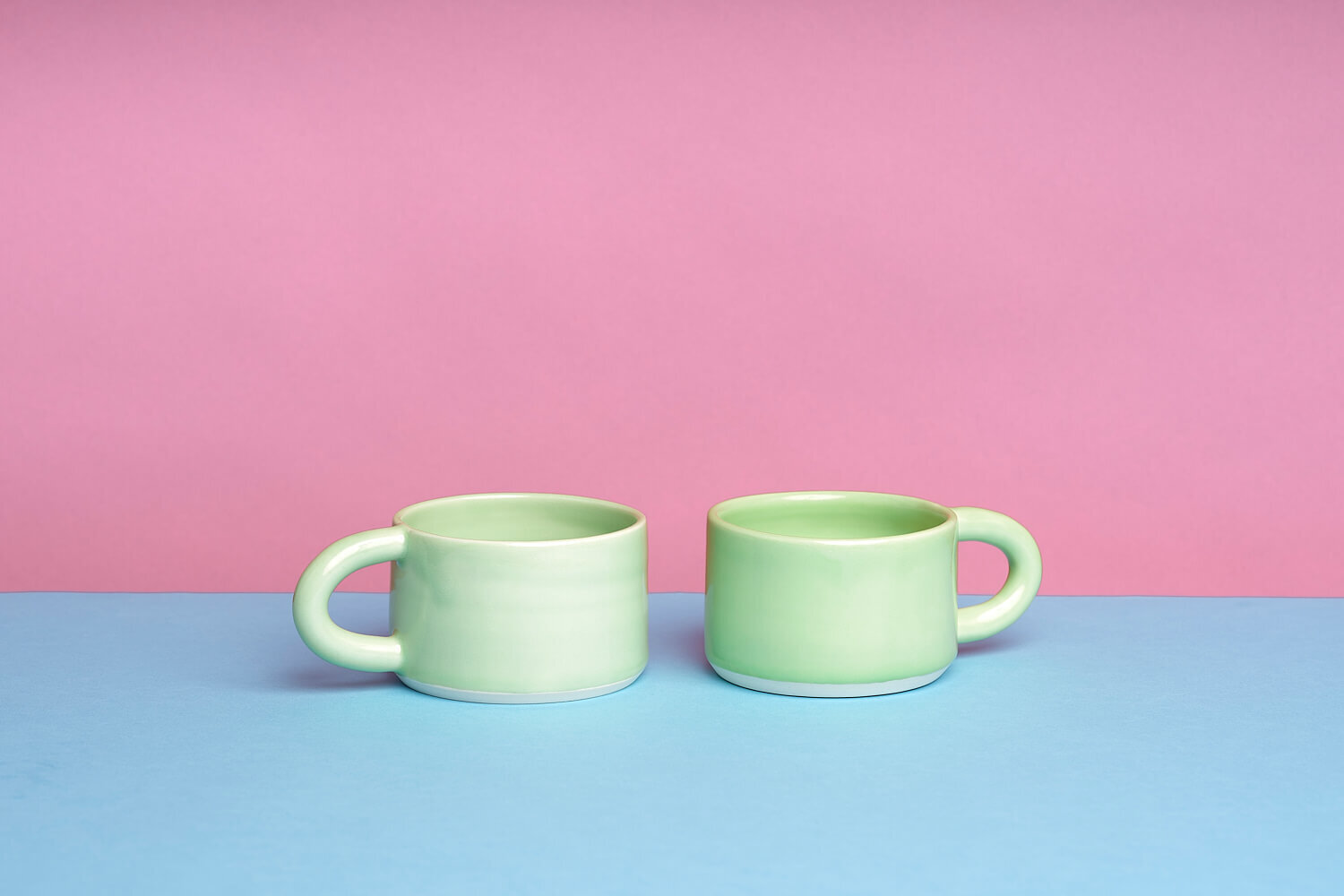 Keep Blooing- Pink and Blue Coffee Mug by Urvashi Patel - Fine Art America
