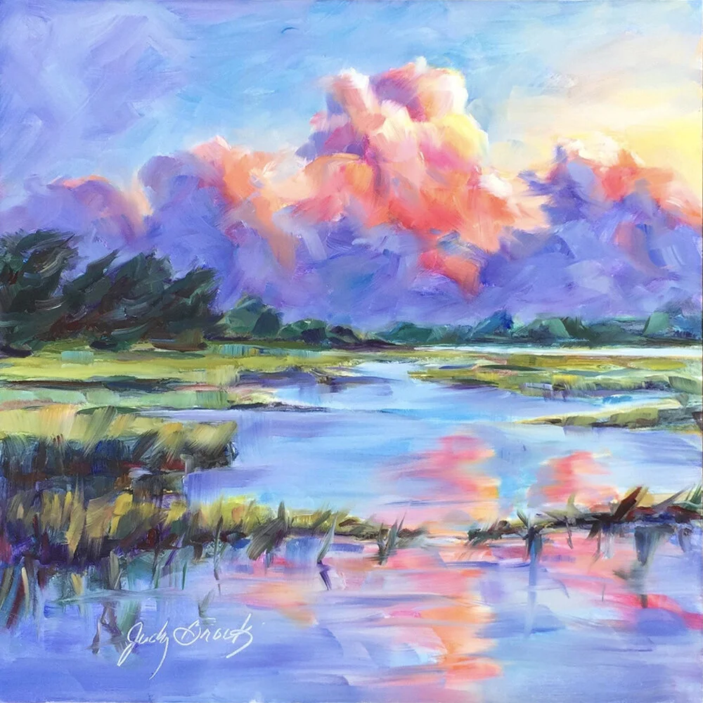 Sunset over the Marsh_12x12.jpg