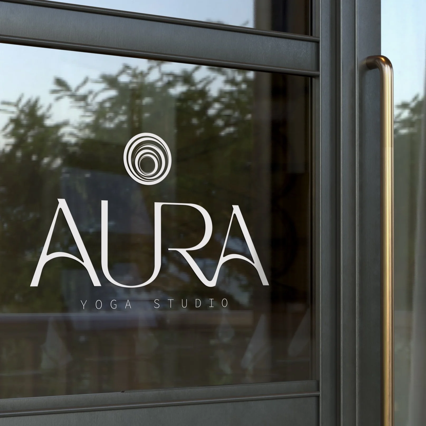 Aura Yoga Studio Logo Design