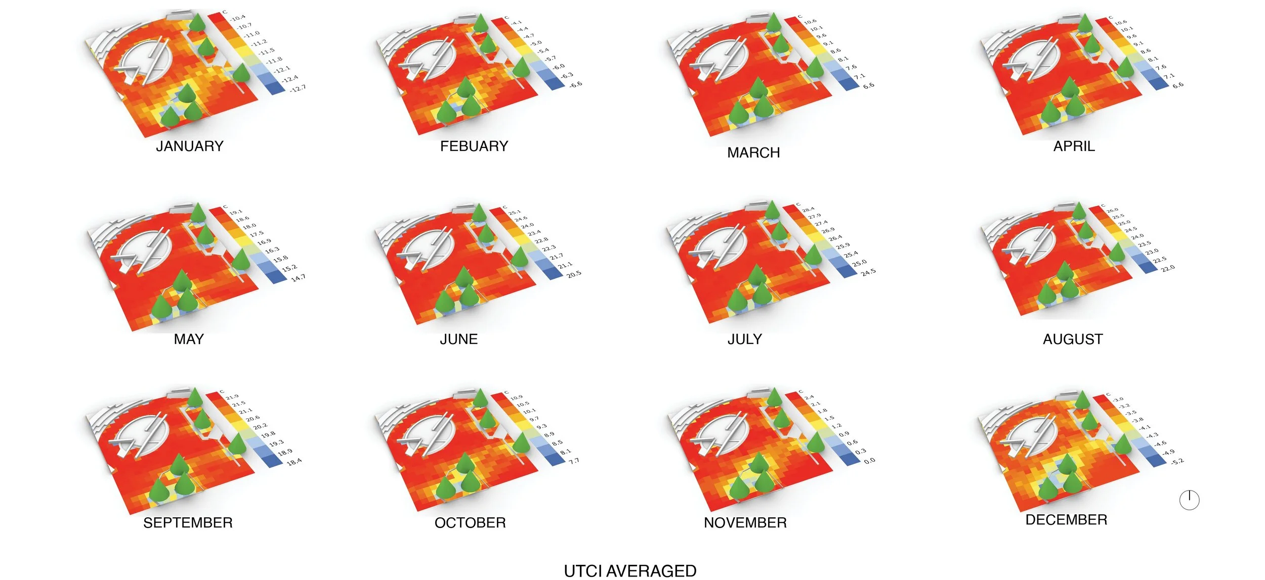 ANALYSIS:The site is a skate park and it has elements far apart from each other. This enables the wind to scoop down at various places thus enhancing the downdraft effect. In Philadelphia the winds tend to be cooler. This increases thermal discomfor…