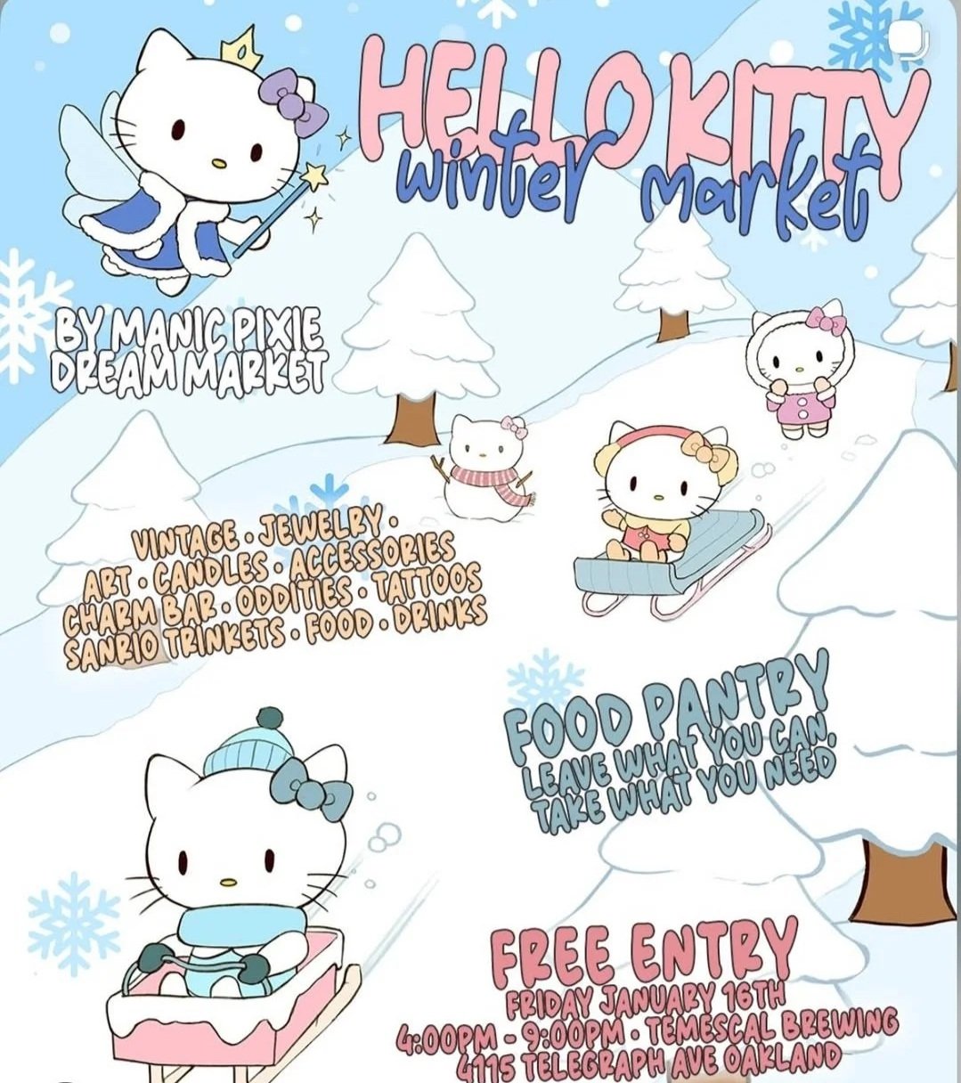 [Oakland] Hello Kitty Holiday Market