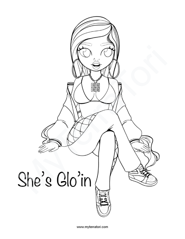 Hot Girls Coloring Pages