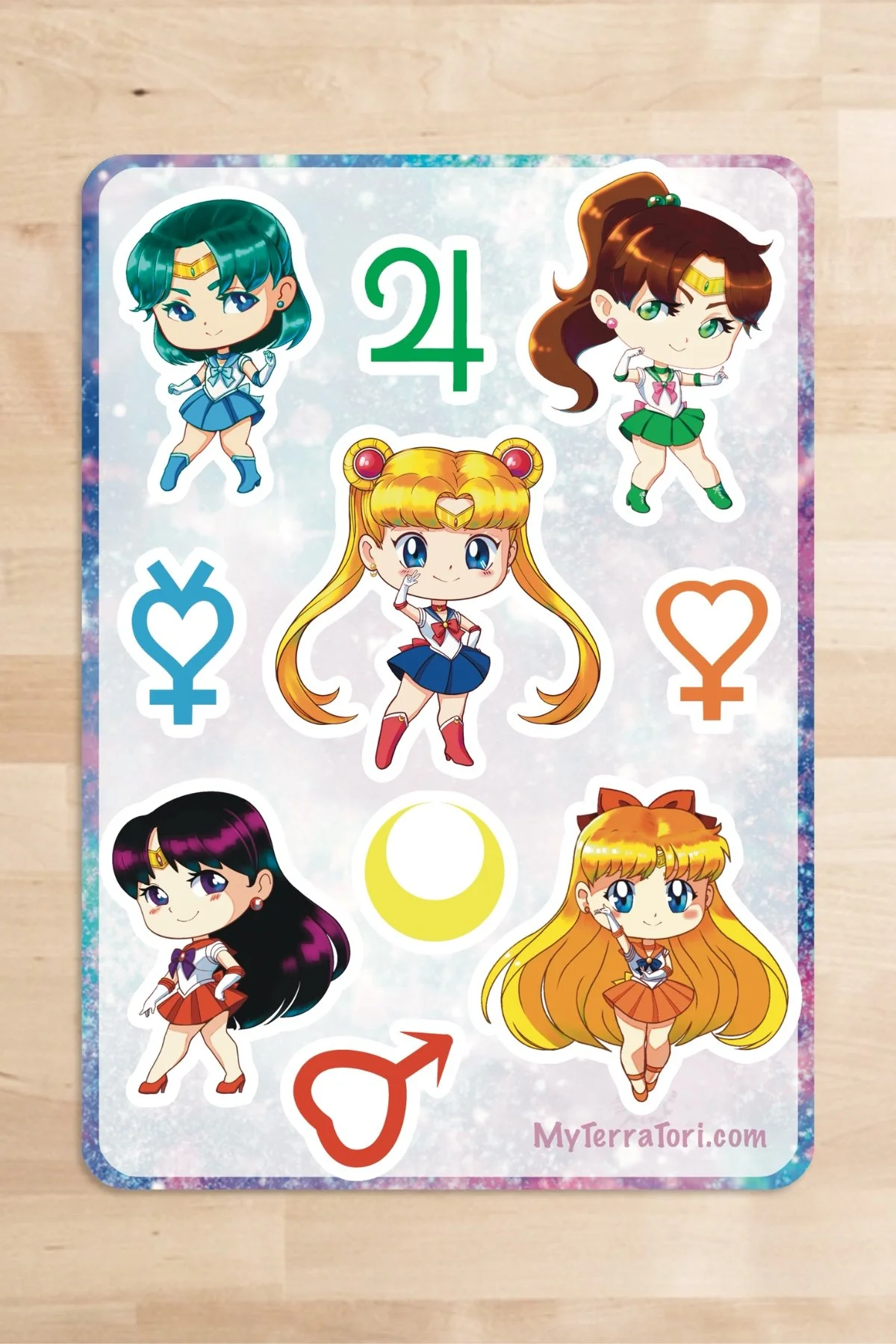 Sailor Moon Sticker Sheet