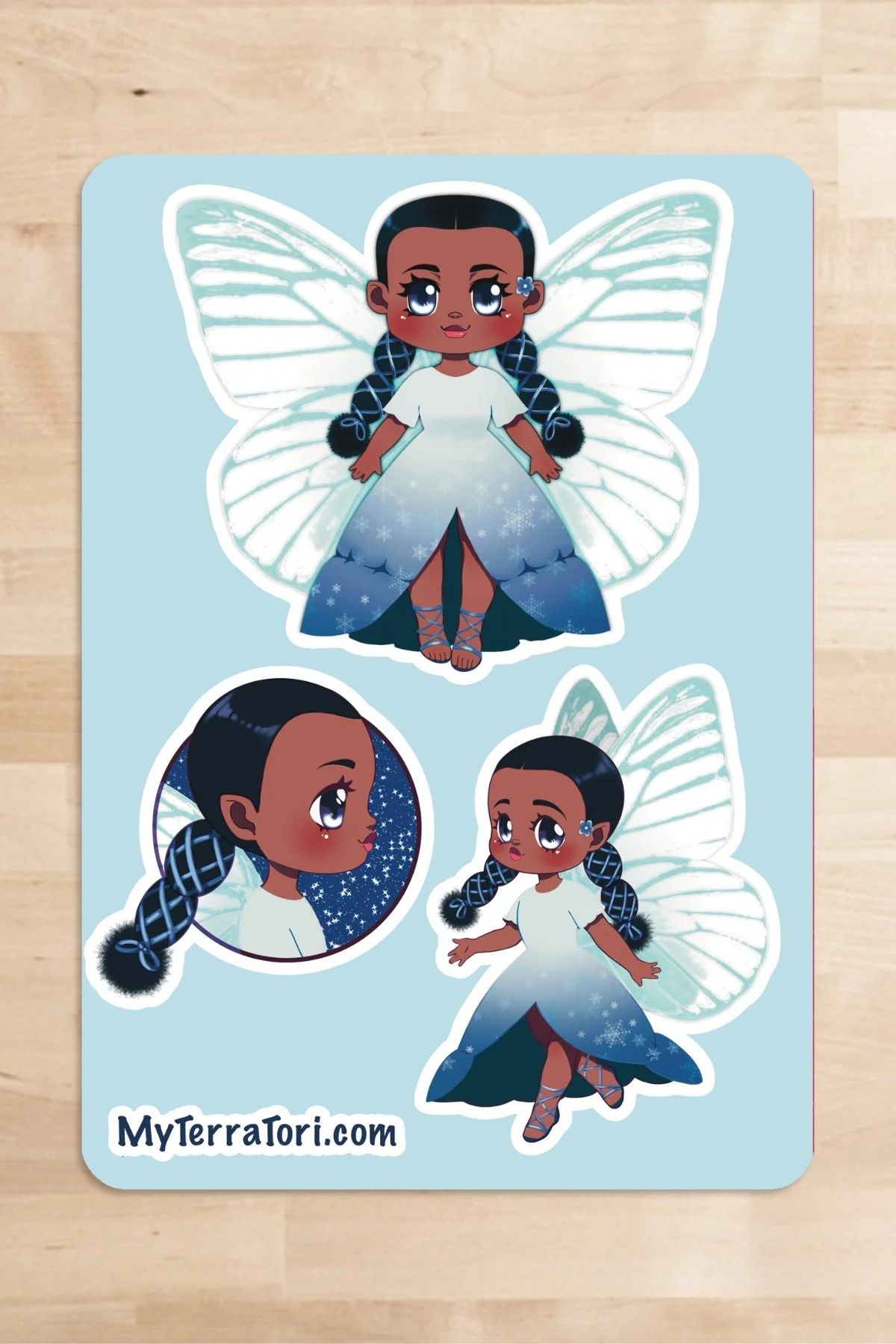 Blue Fairy Sticker Sheet