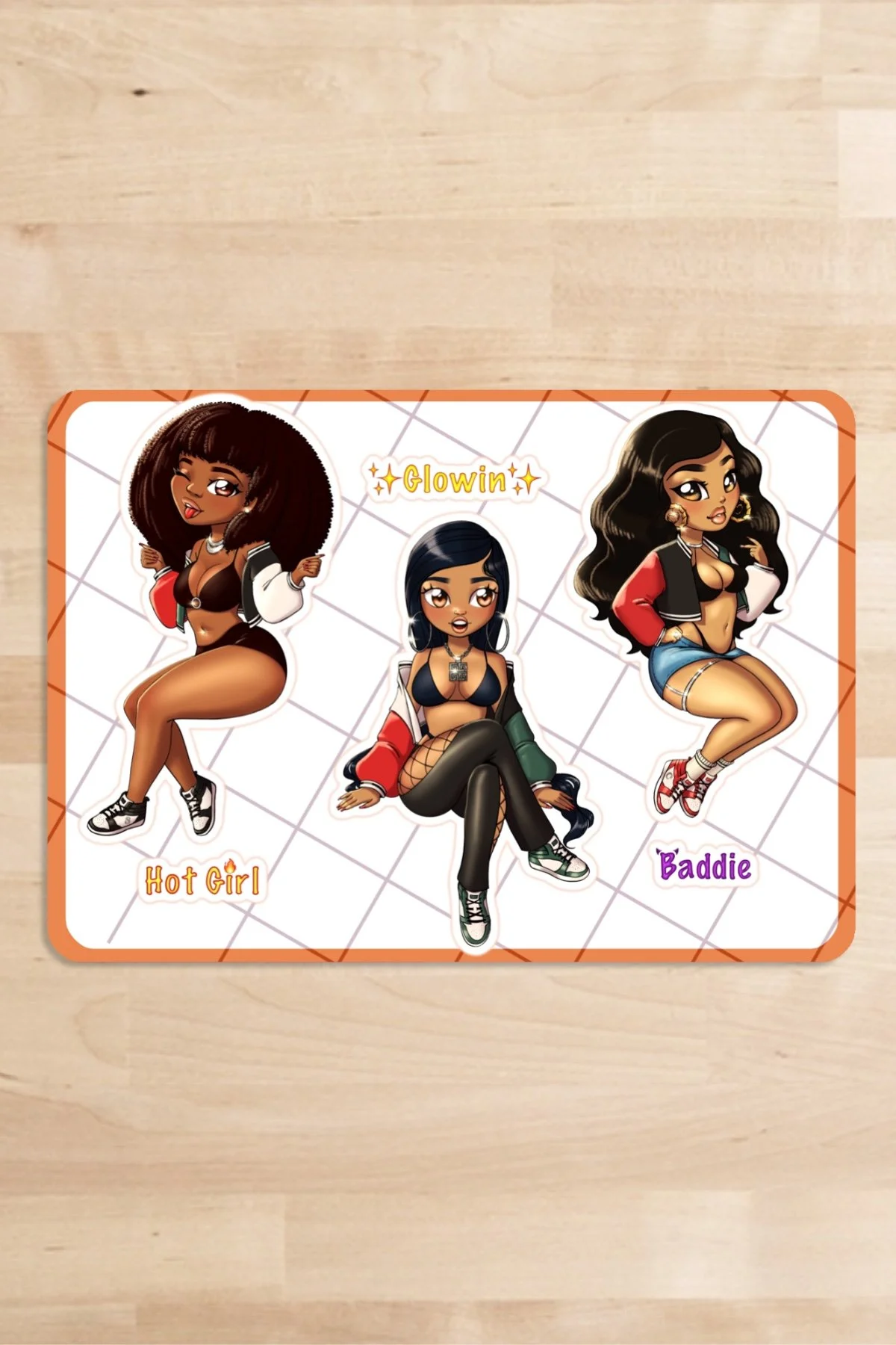 Hot Girl Sticker Sheet