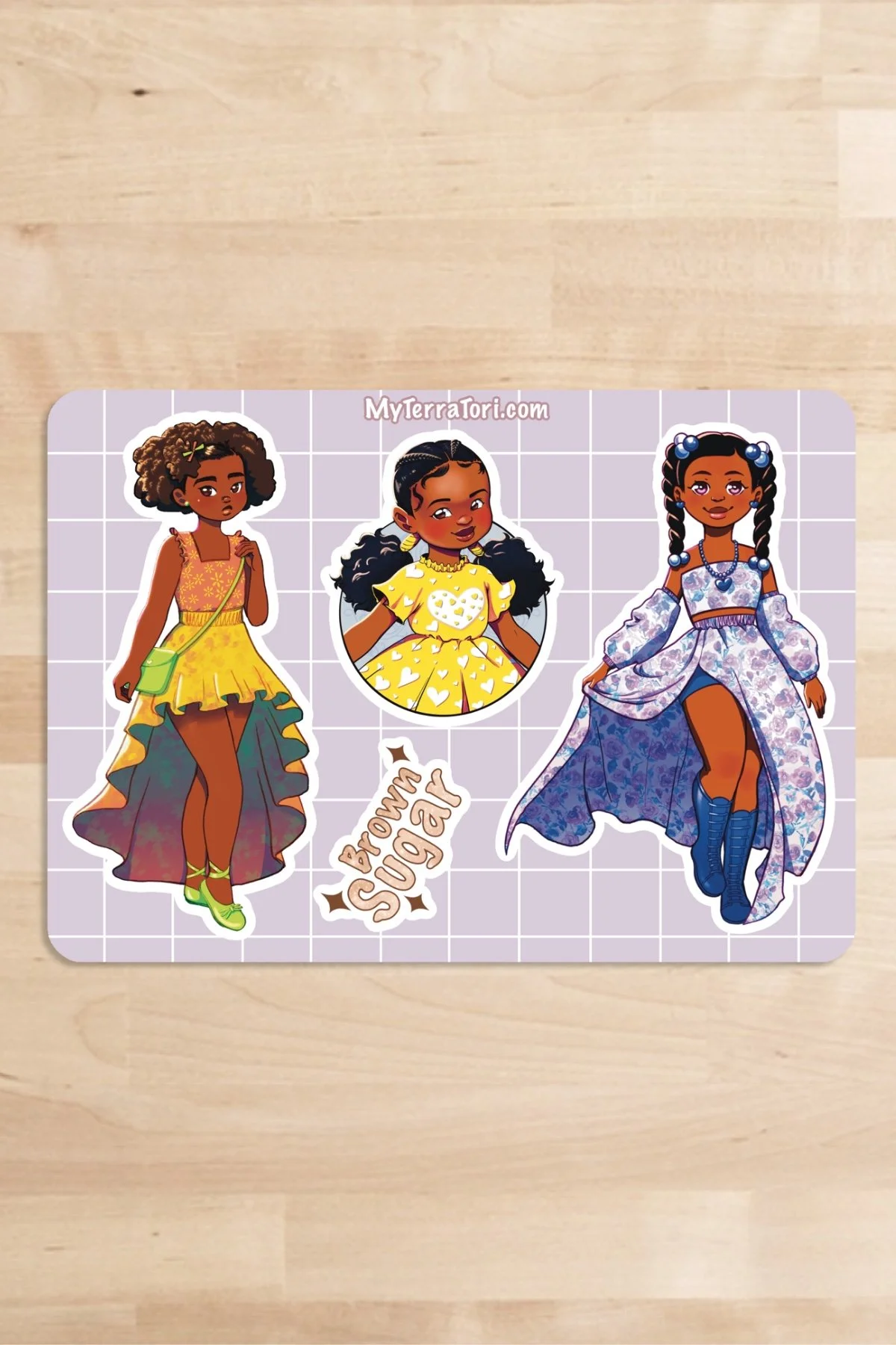 Brown Sugar Sticker Sheet