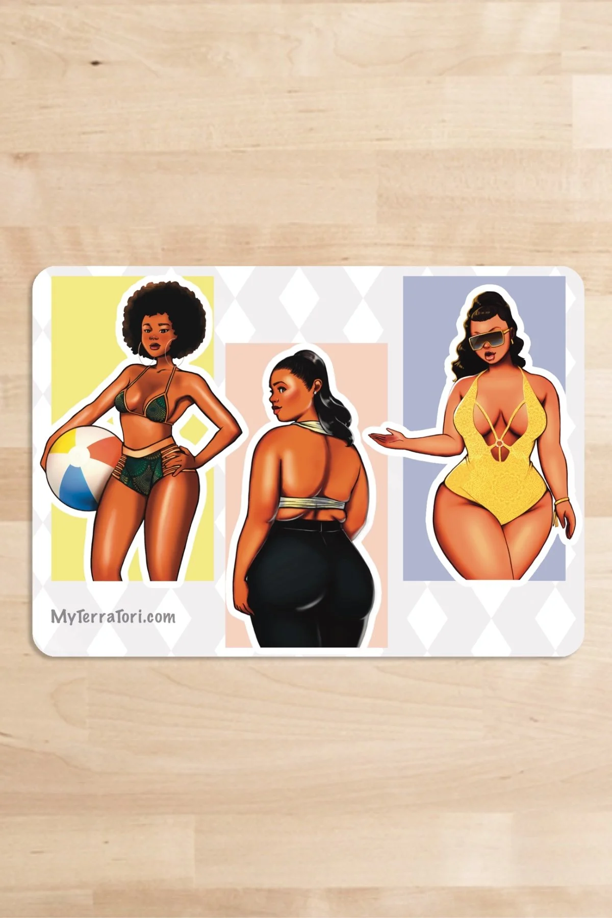 Beach Body Sticker Sheet