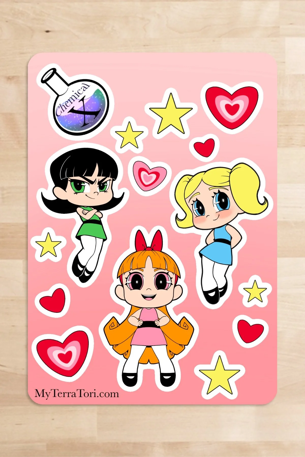 Powerpuff Girls Sticker Sheets