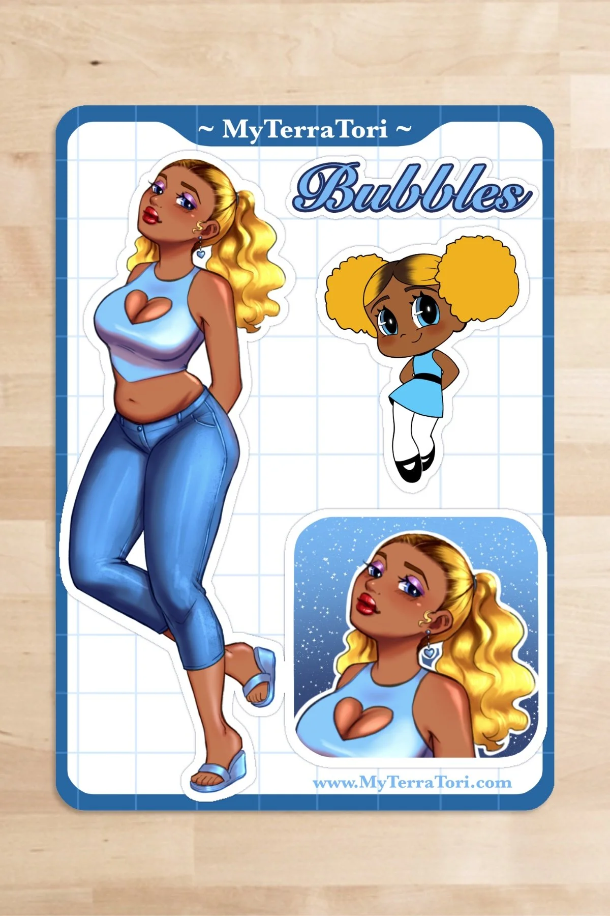 Bubbles Reimagined Sticker Sheet