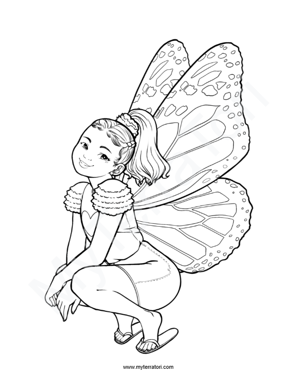 Fairy Coloring Pages