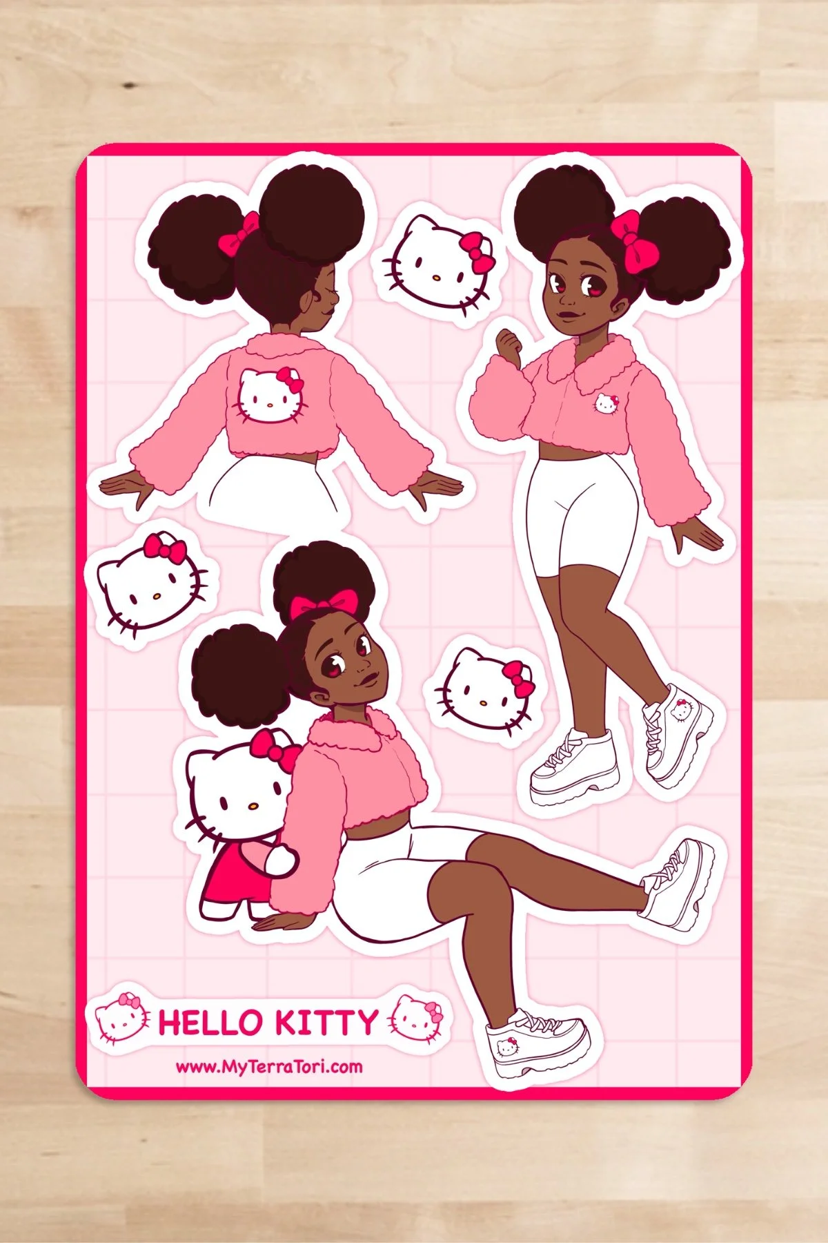 Hello Kitty Sticker Sheet