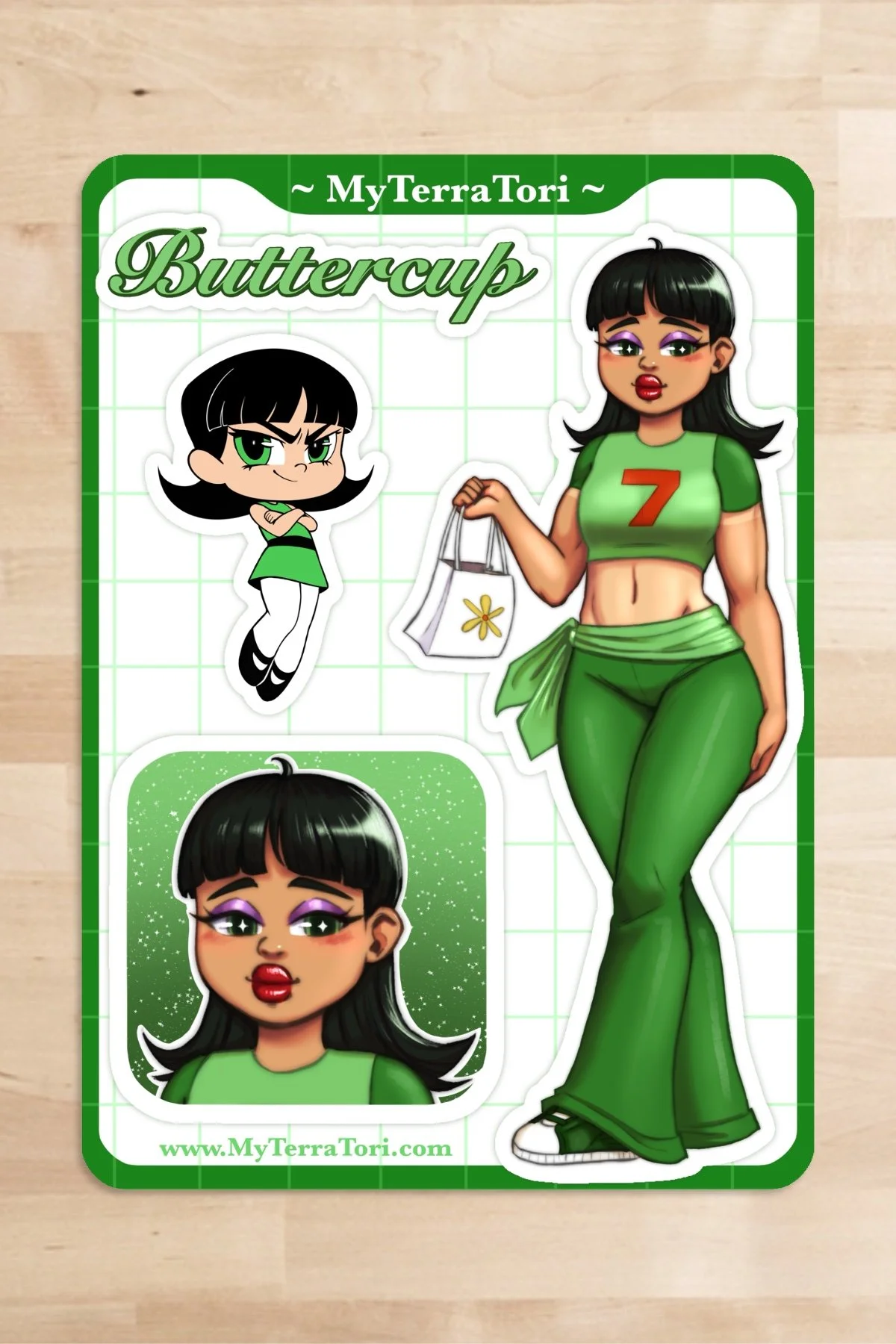 Buttercup Sticker Sheet