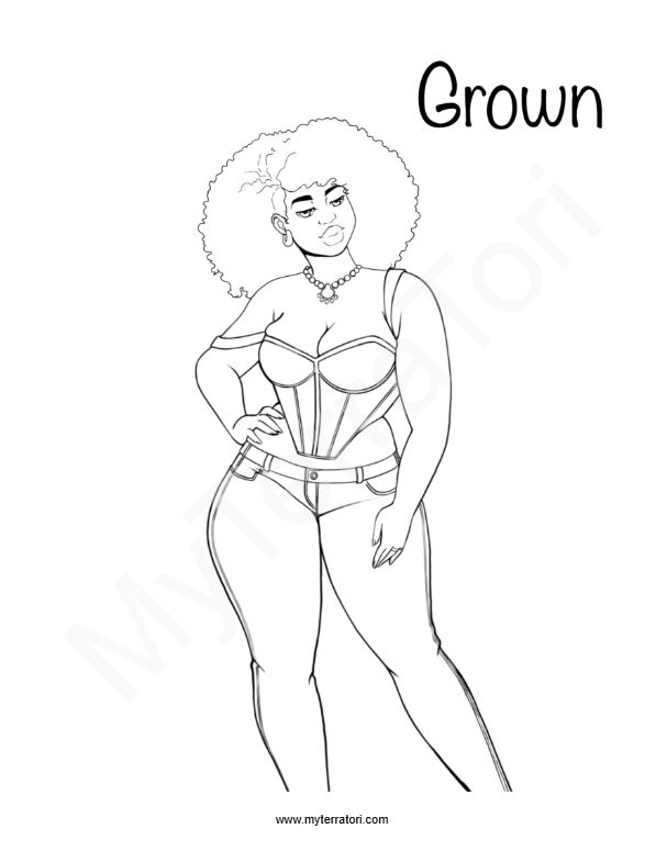 Grown Folks Coloring Pages