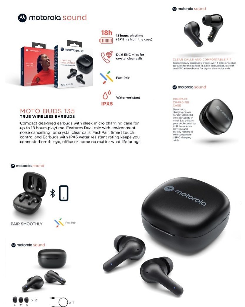 Motorola Moto Buds 135 True Wireless Earbuds : https://icont.ac/4YgdA

WHOLESALE ONLY.

- #motobuds135 #buds135 #moto #motorola #wholesale #wirelessdealers #retailers