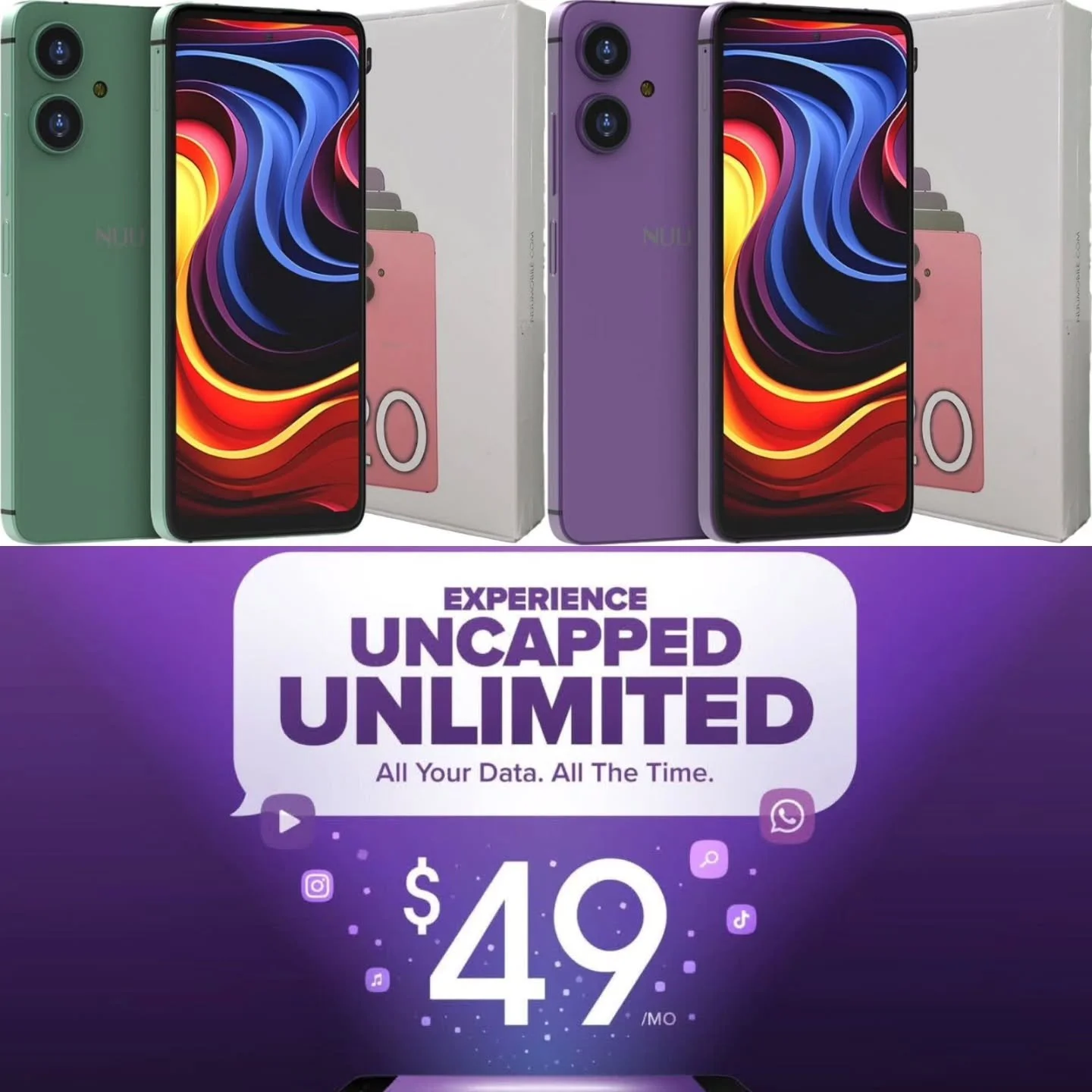 Get a new unlocked NUU Mobile N20 128GB for FREE when you activate on Ultra Mobile's $49 Plan with 3 months of service at the time of activation.

Pay $200 and get the device for FREE with 1 year of service on $49 plan (offer ends 03/31)

Pioneer Mob