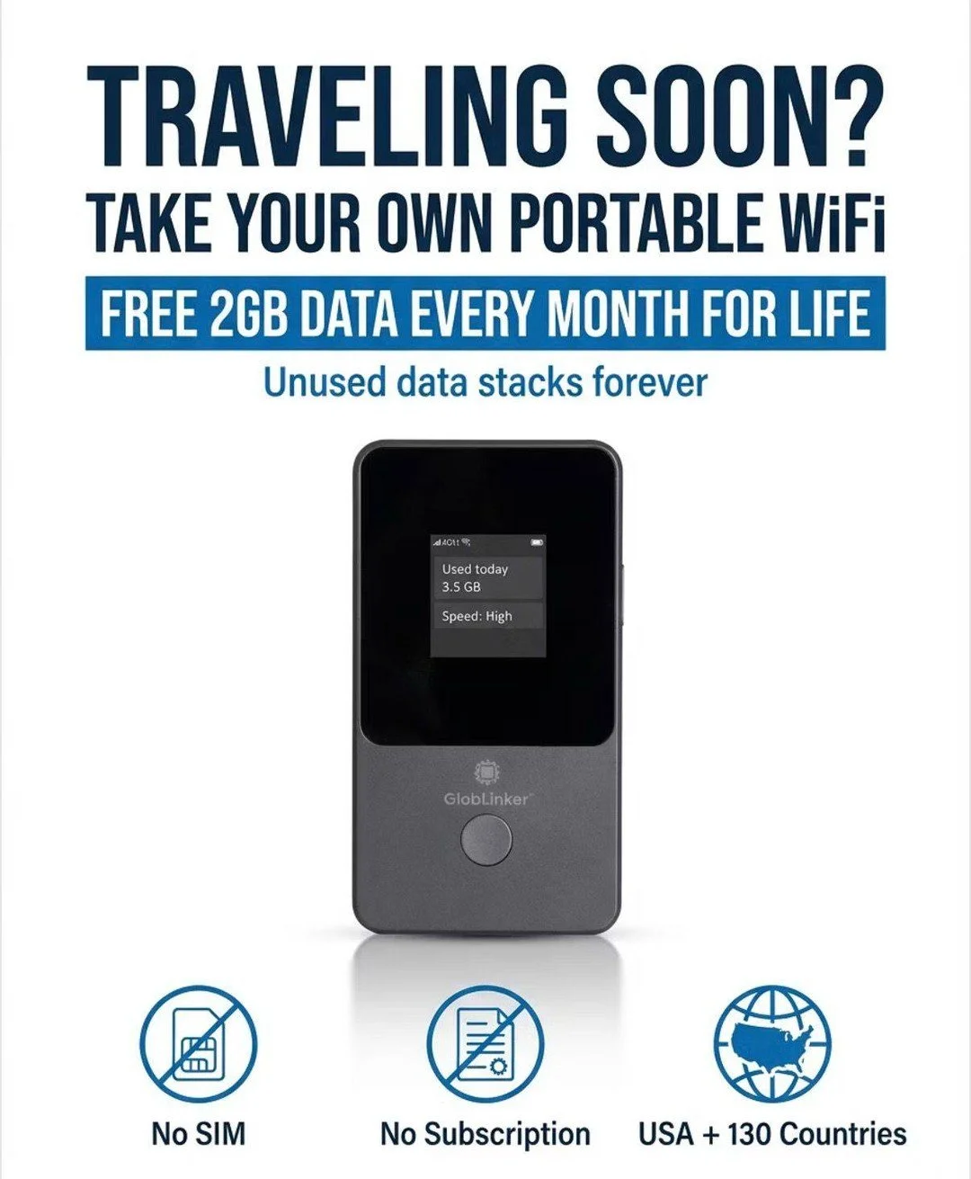 Portable Travel WiFi Hotspot