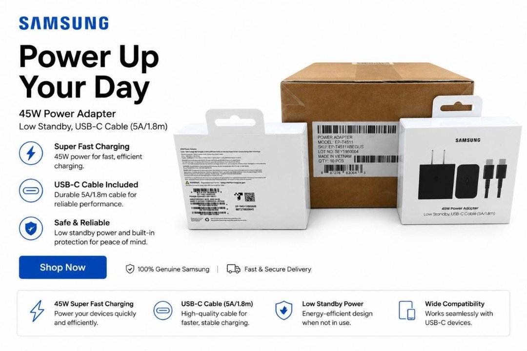 Samsung 45 Power Adapter - Retail