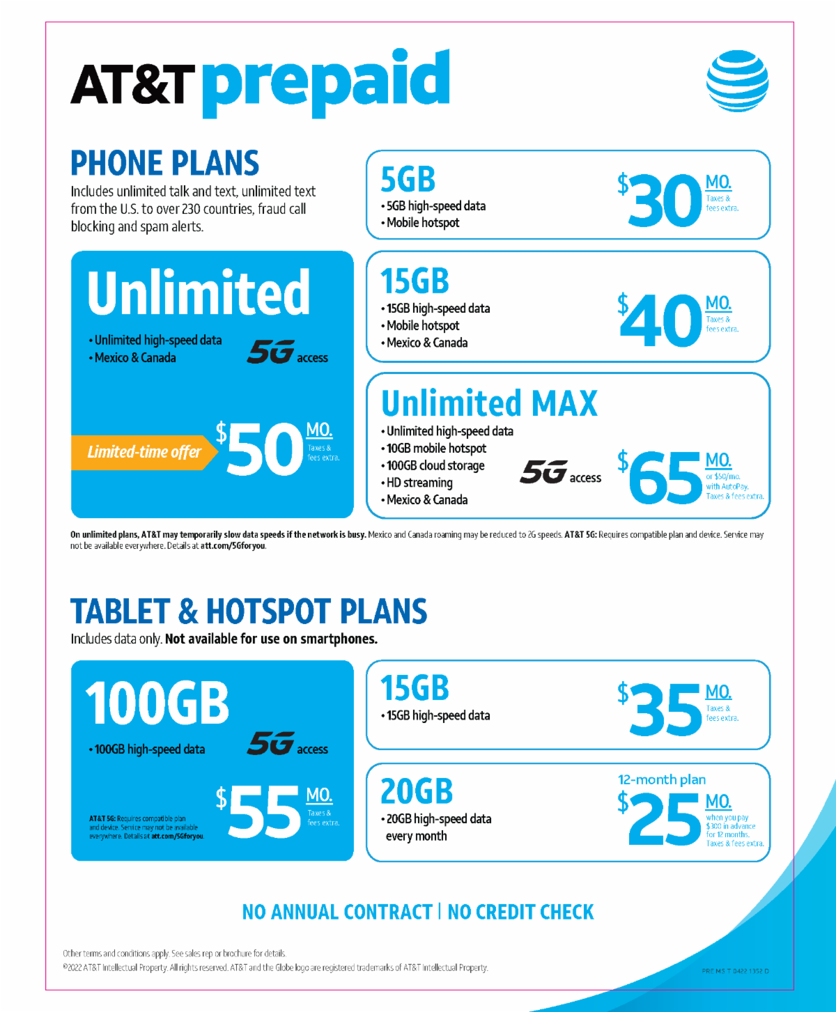 prepaid phone plans usa travel