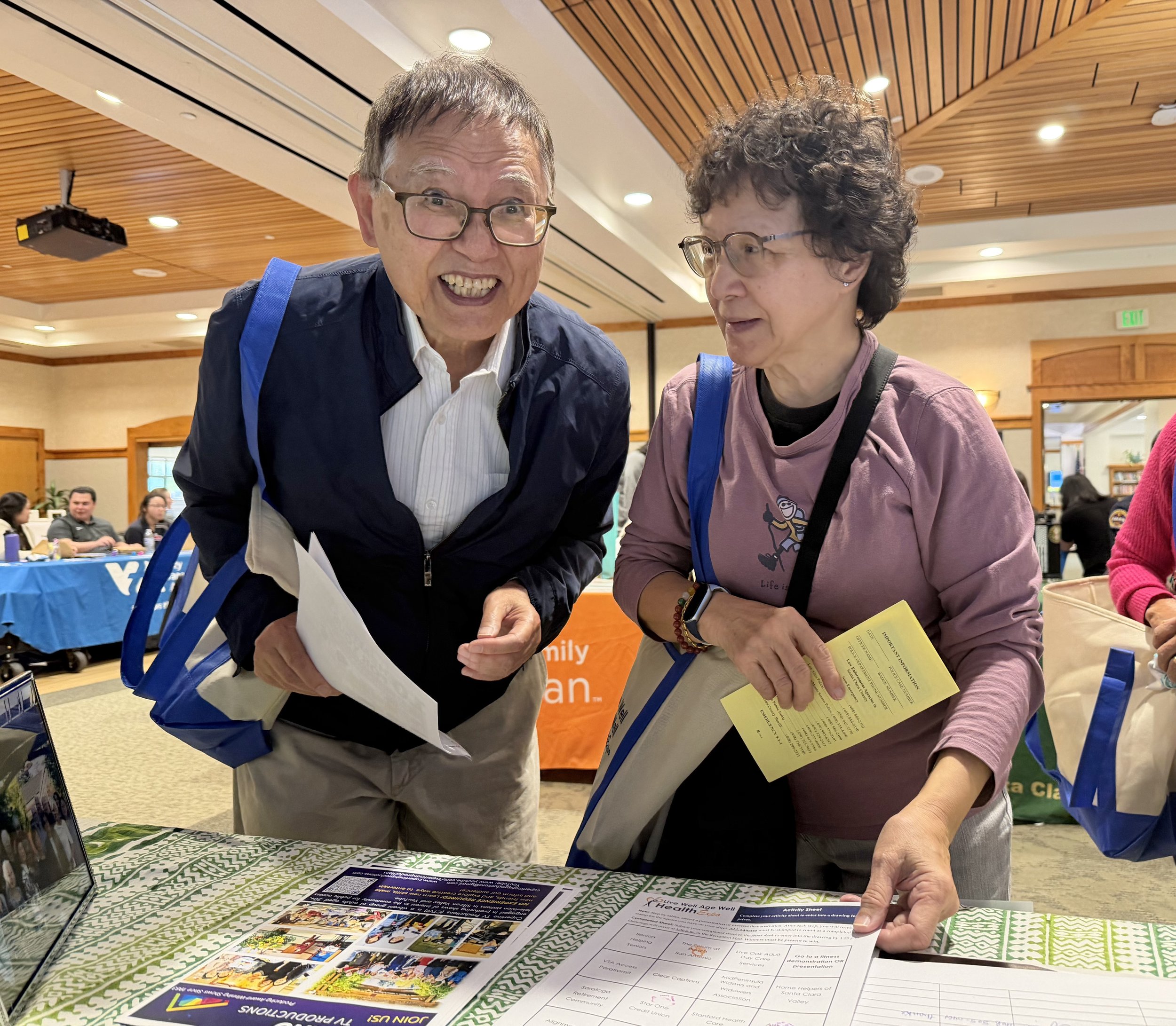 Chick & Mrs. stopped by at CTVP Booth, Health Expo, 5/8/2026