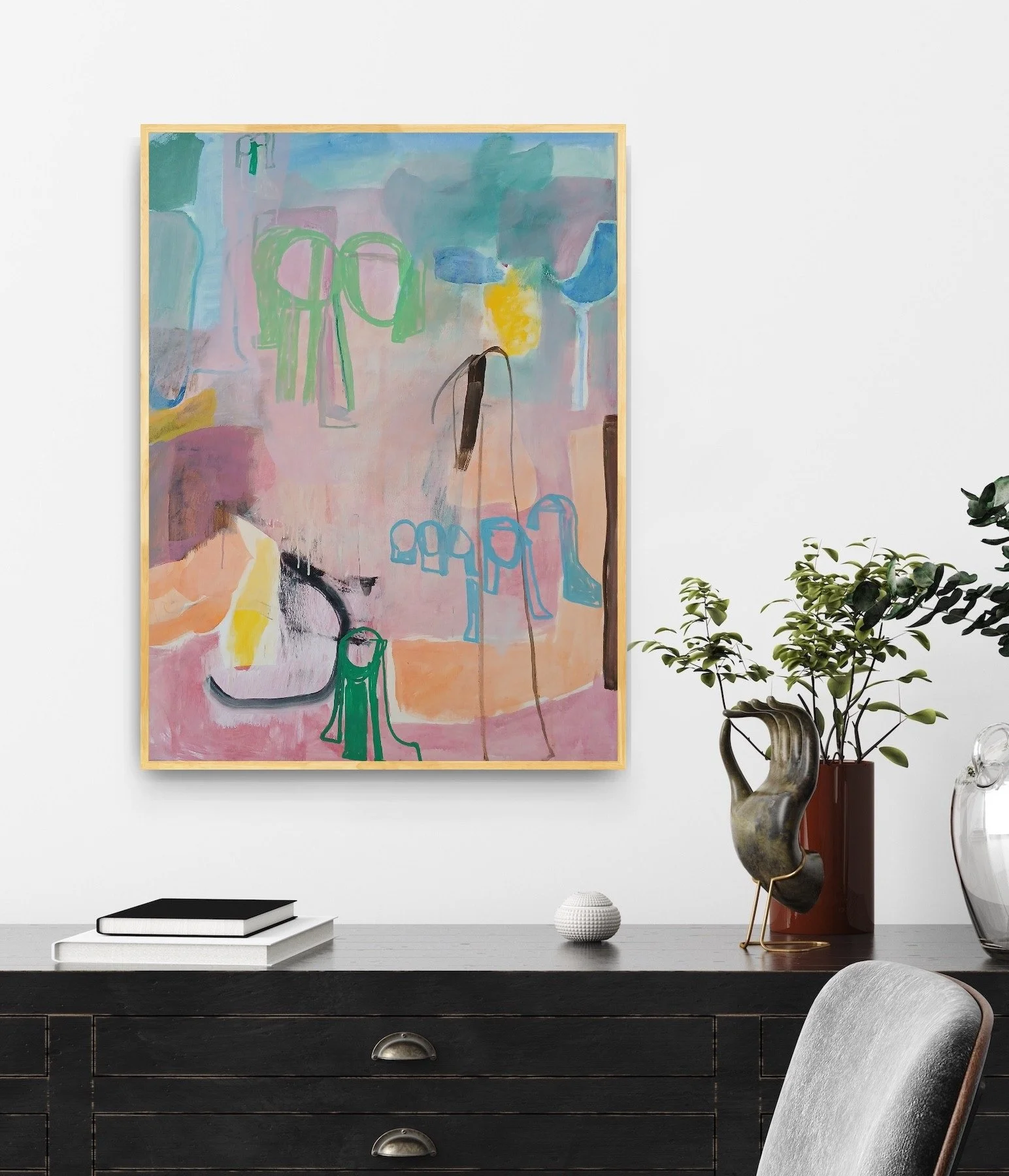 Andrew Portwood Taffy-town tango, 2026, 30x40 acrylic on canvas, int 2.jpg