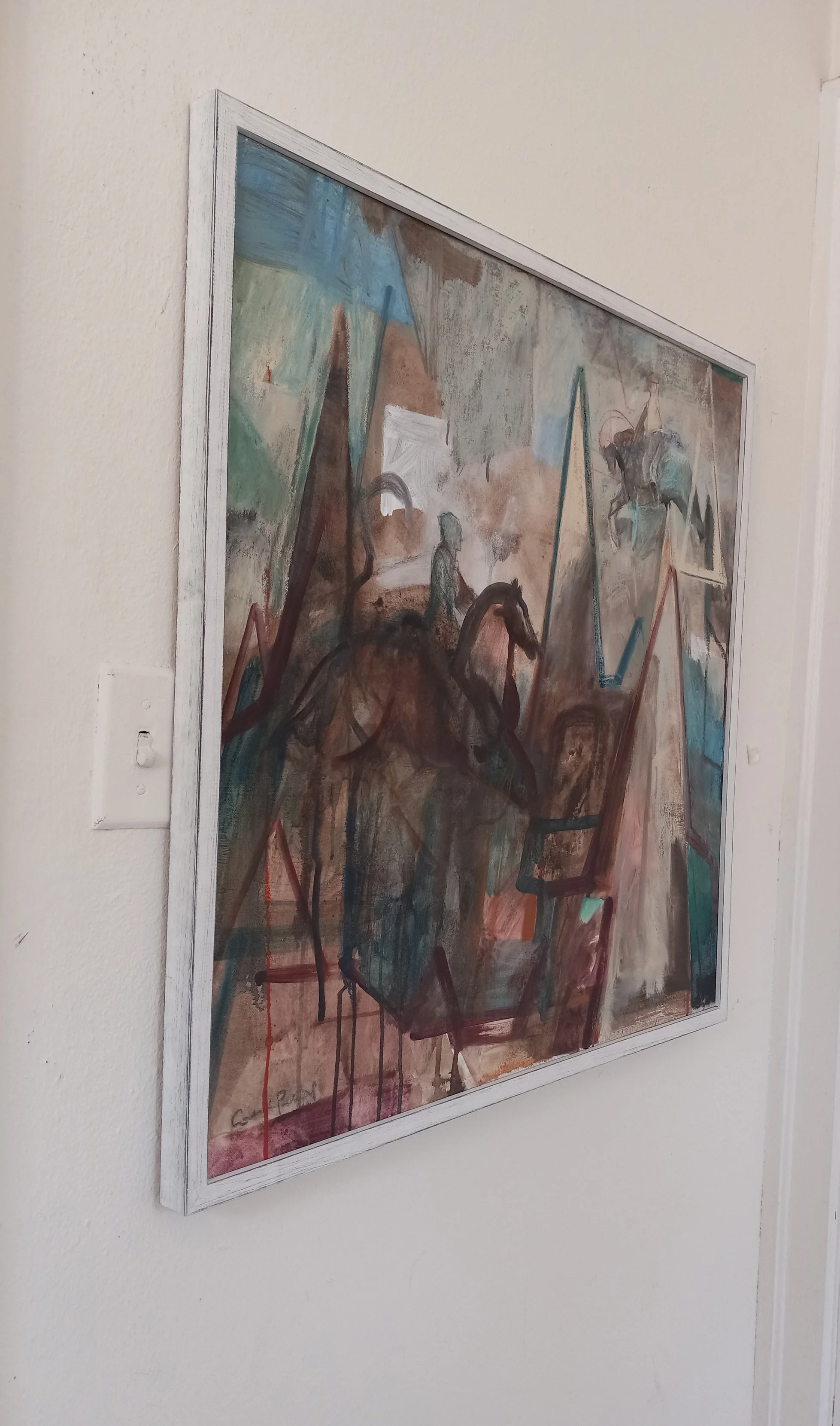 Andrew Portwood, prism jump, wht frame, 30x30, side view.jpg