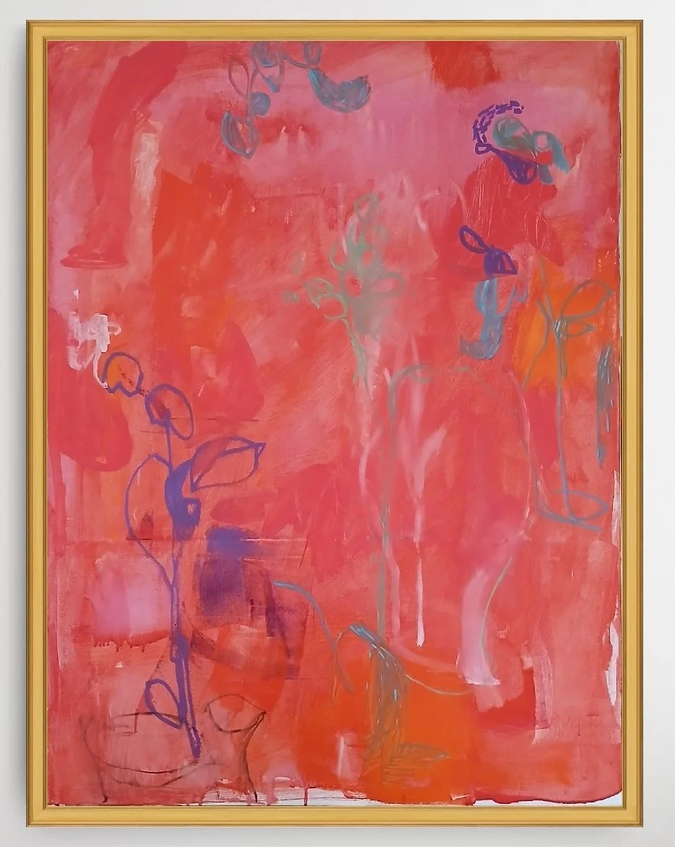 Andrew Portwood Her red piano, 30x40, acrylic on canvas, gld frm crop.jpg