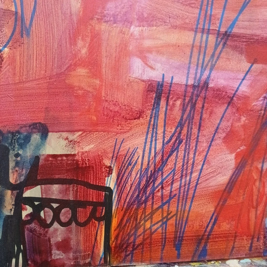 Cathardic rewards bliss, 2025, 36x48, detail 2.jpg