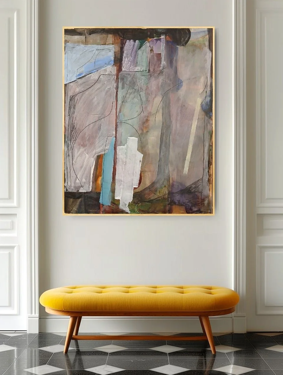 Andrew Portwood, Neutral Ground 2026,, 40 x 50, acrylic, charoal on canvas int 1.jpg