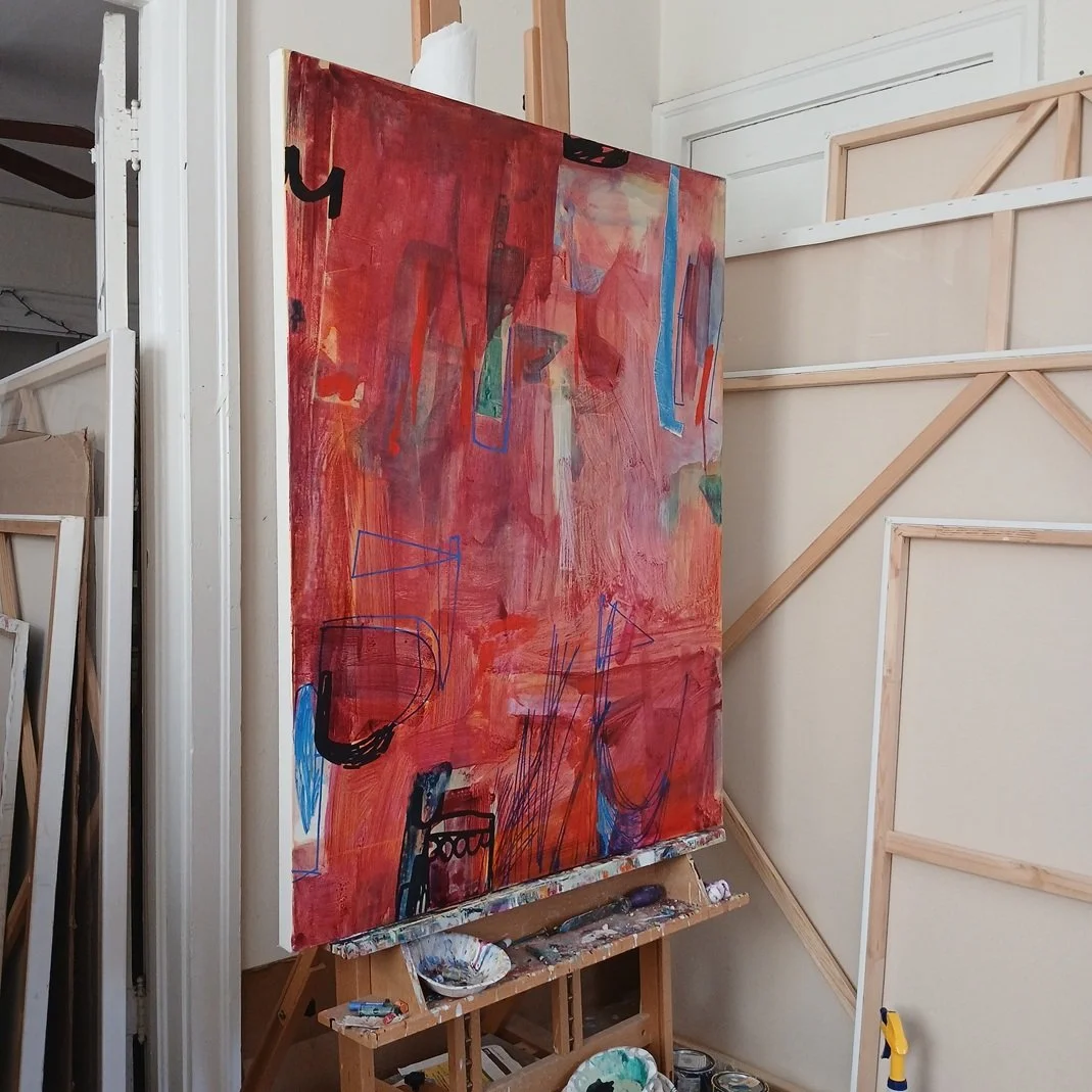 Cathardic rewards bliss, 2025, 36x48, studio easel.jpg