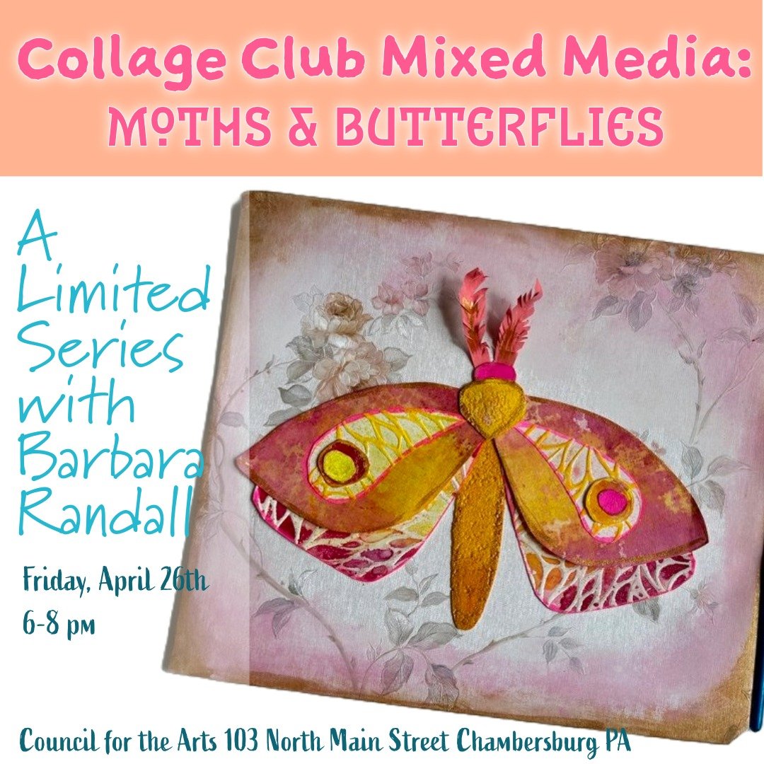 Two classes with Barbara Randall coming up this weekend!
Collage and relaxing Neurographic Art
Sign up now!
We need a few more registrations to make these classes go!
https://www.councilforthearts.net/registrations