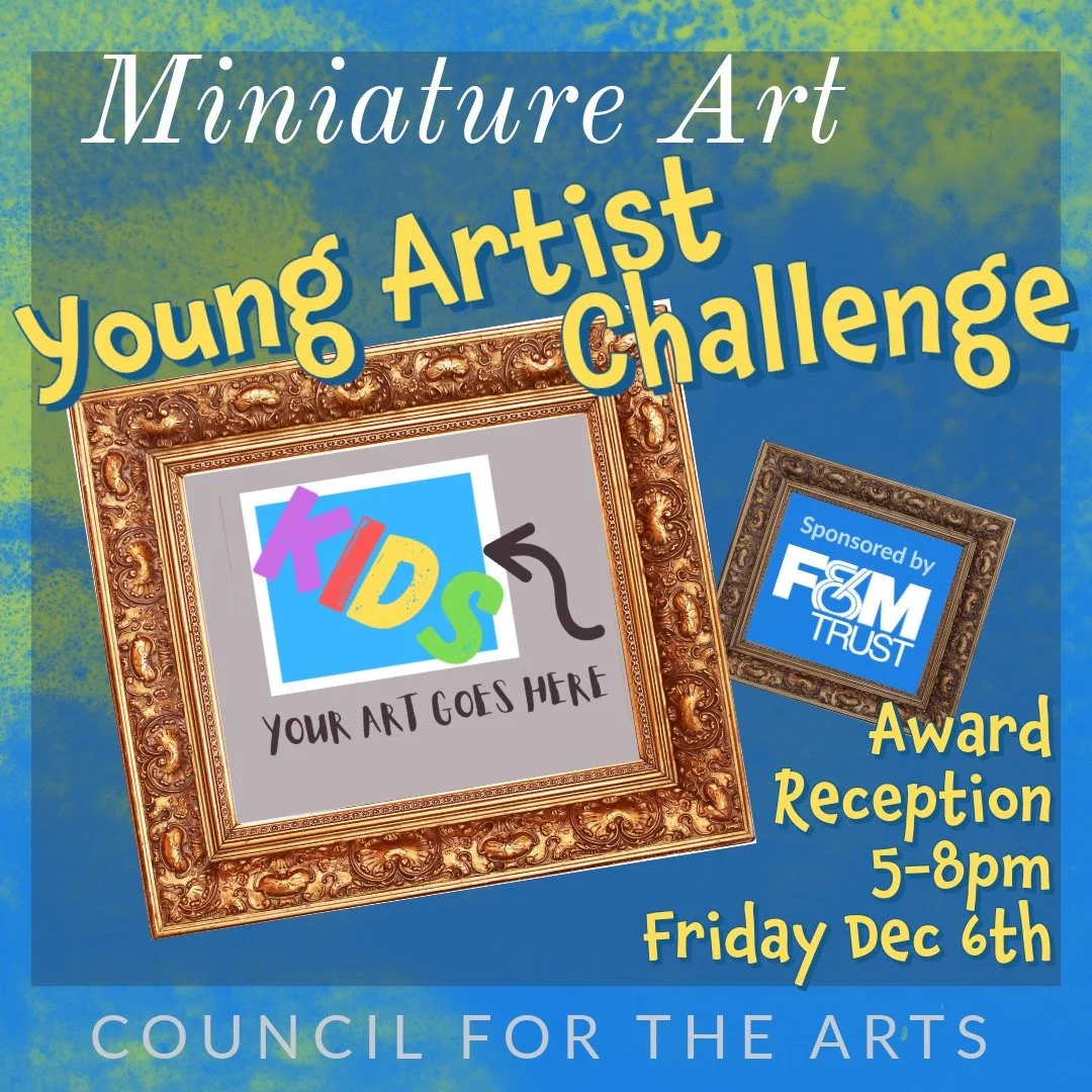 Join us Friday 5-8 pm to celebrate our young artists.
CFTA's yART sale will continue until all supplies are sold