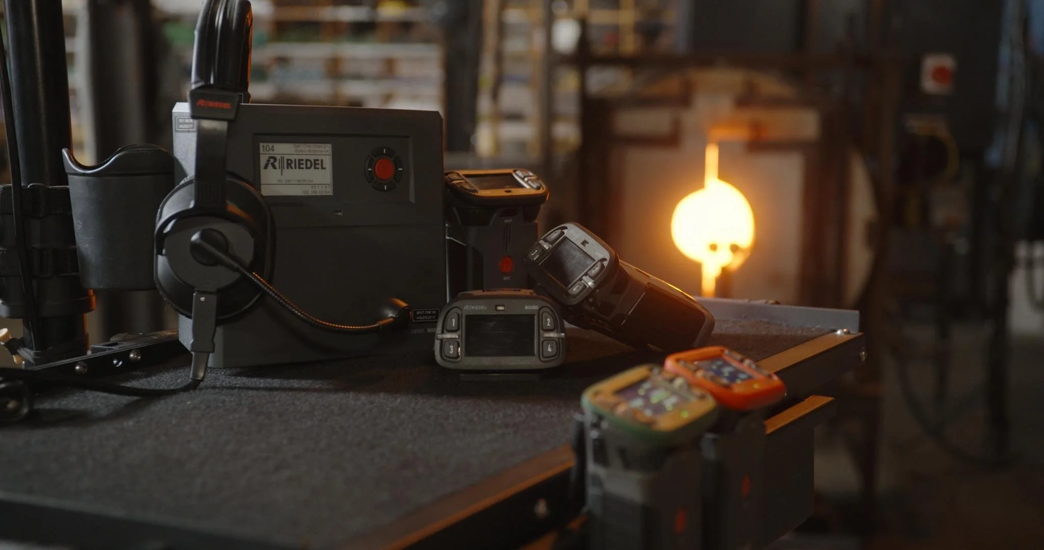 Bolero Intercom on set