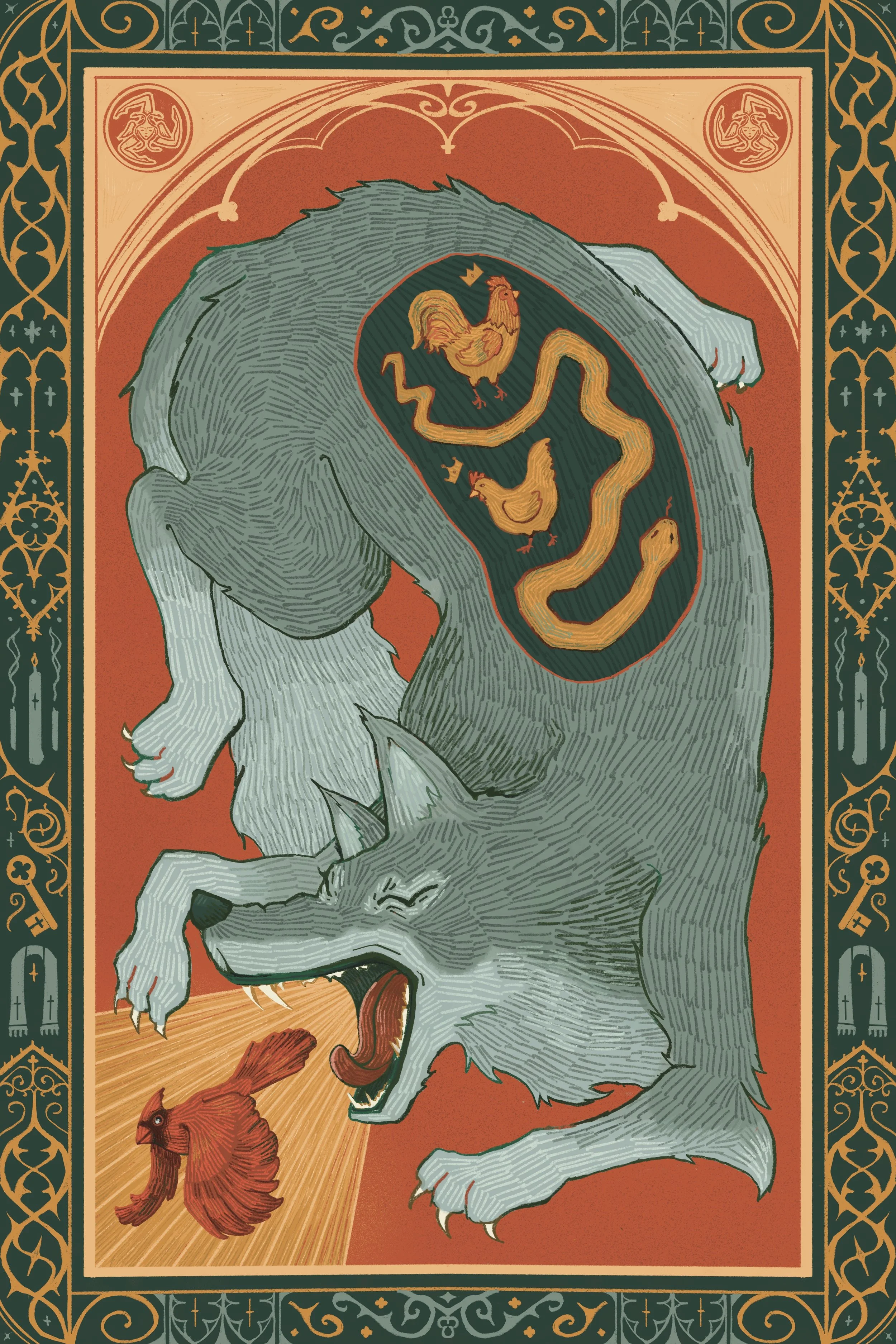 The Wolf and the Cardinal