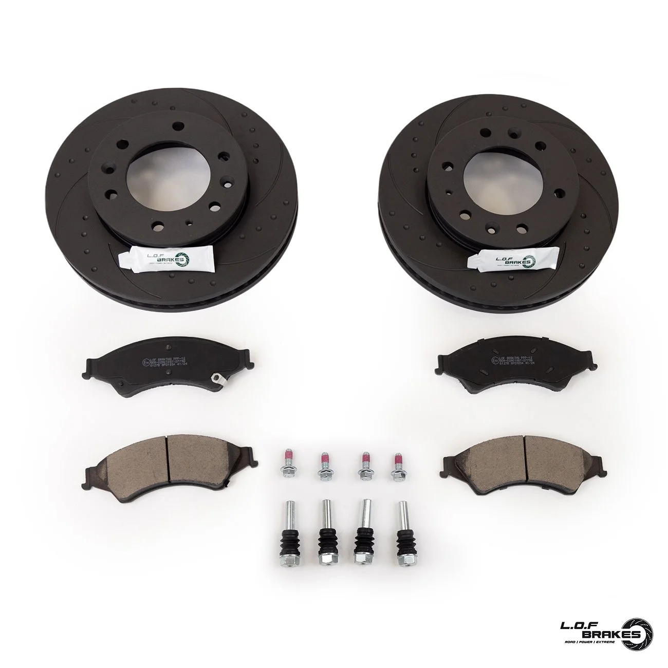LOF POWERspec Front Brake Kit - Ford Ranger 2.0 EcoBlue (19-on)
