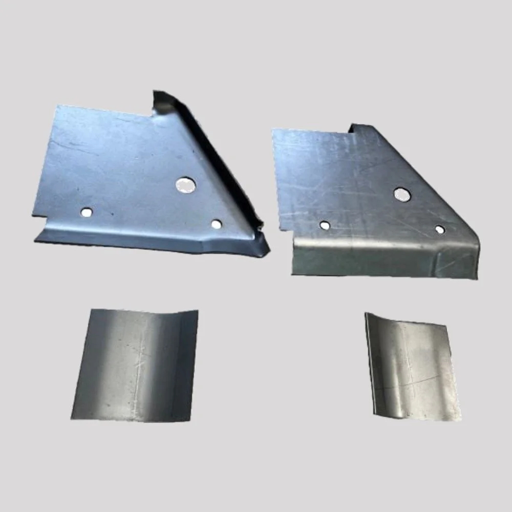 Defender 110 Rear Crossmember Fillet Plates and 3" Squares – DDS Metals