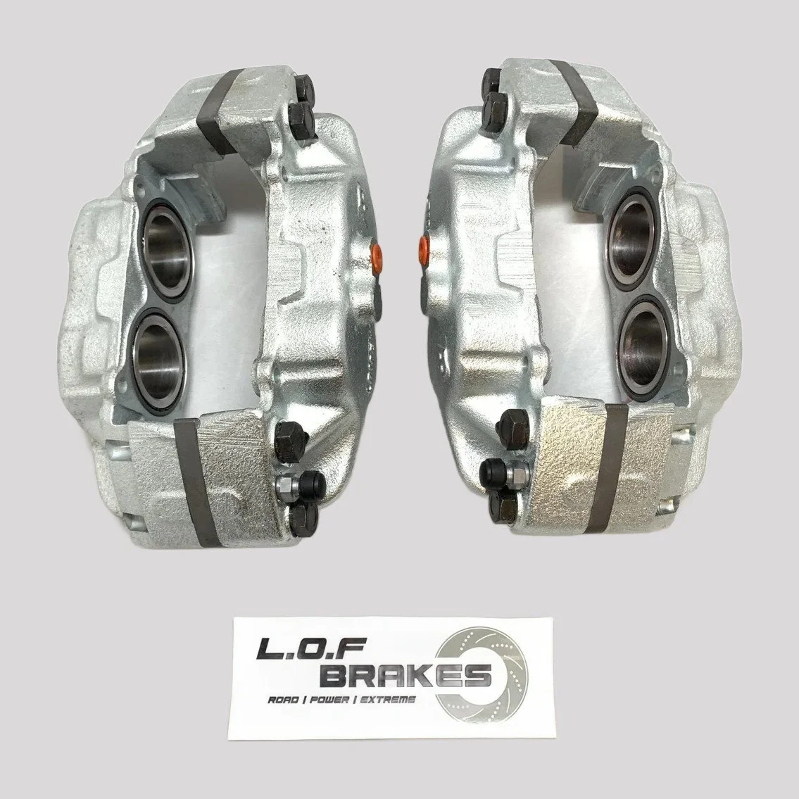 Defender Vented Front Brake Calipers - Stainless Pistons