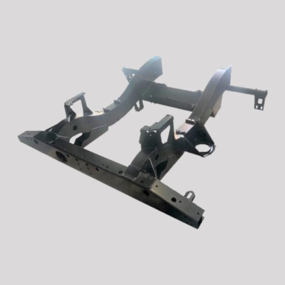 Defender 90 Td5 Rear Half Chassis (1400mm Legs) – Black powder coated – DDS Metals